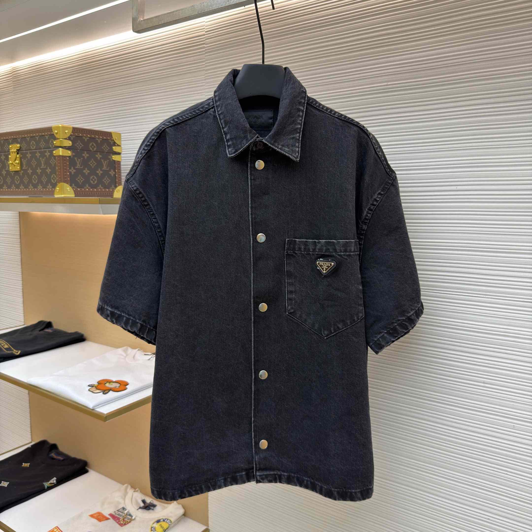 Prada Denim Shirt - FashionPlug