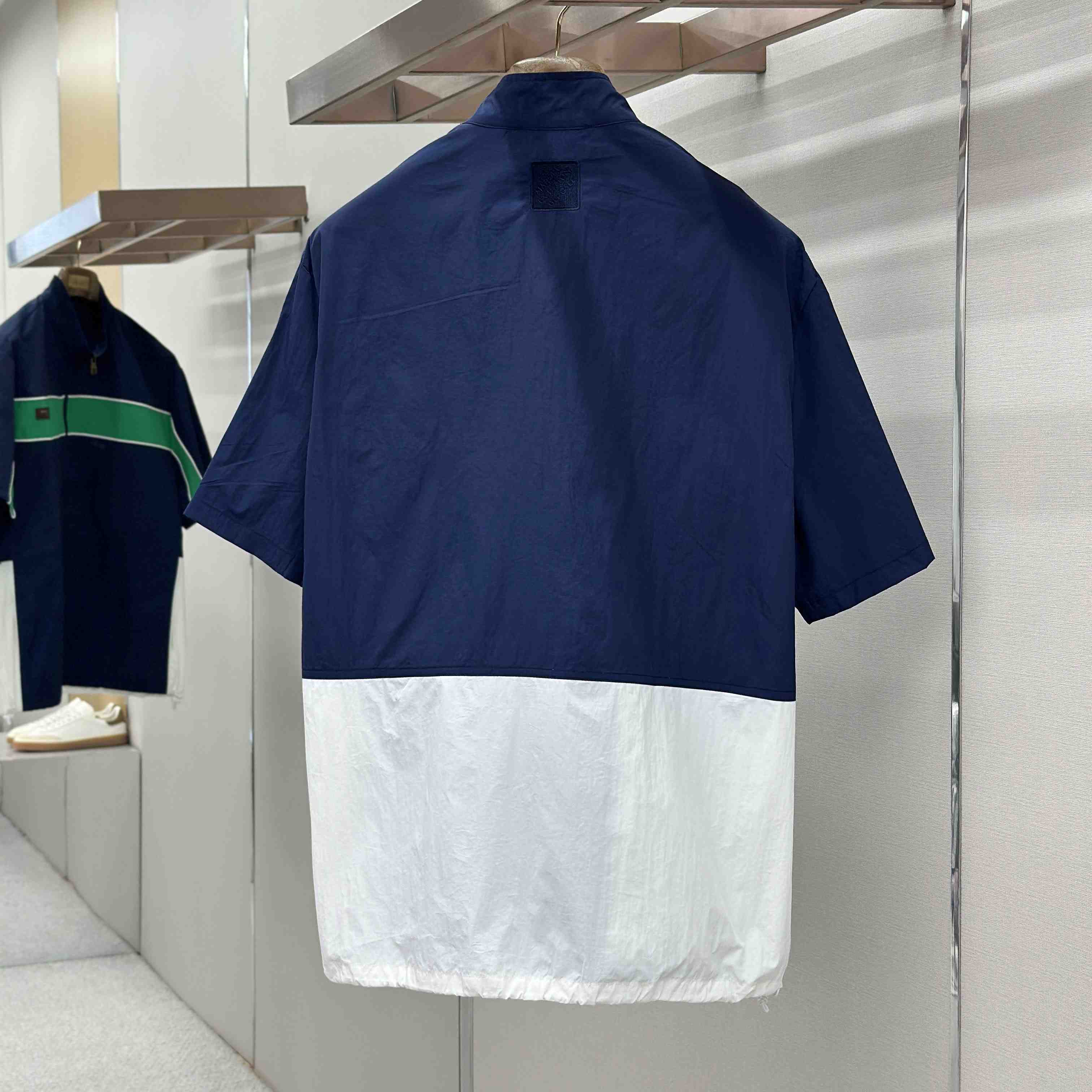 Louis Vuitton Half-Zip Technical Short-Sleeved Shirt 1AK779 - FashionPlug