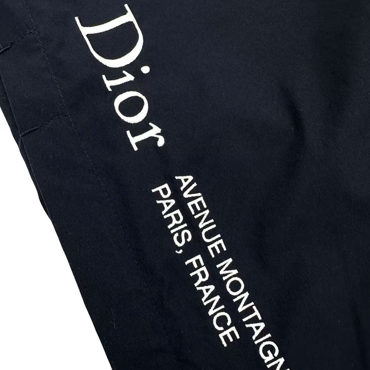 Dior Track Pants With Dior Montaigne Embroidery - FashionPlug