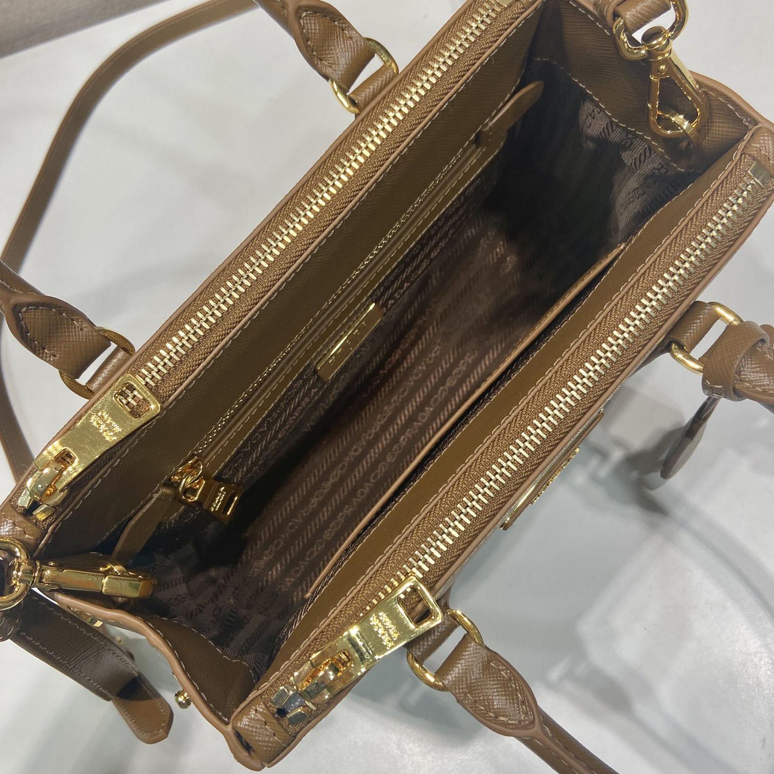 Prada Galleria Small Saffiano Leather Bag - FashionPlug