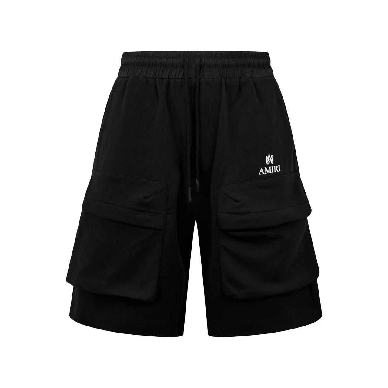 Amiri Drawstring-Waist Cargo Track Shorts - FashionPlug