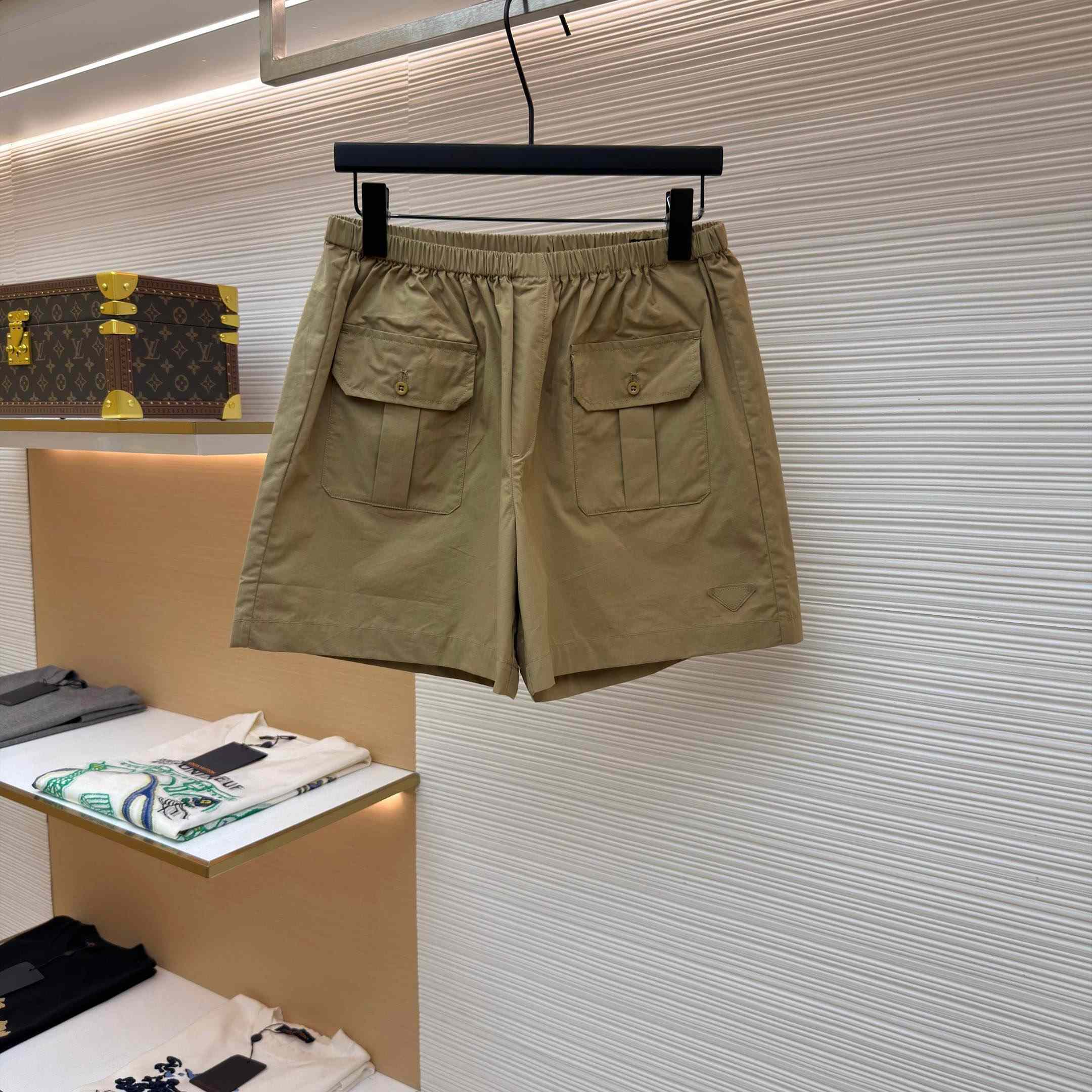 Prada Cotton Poplin Bermudas - FashionPlug