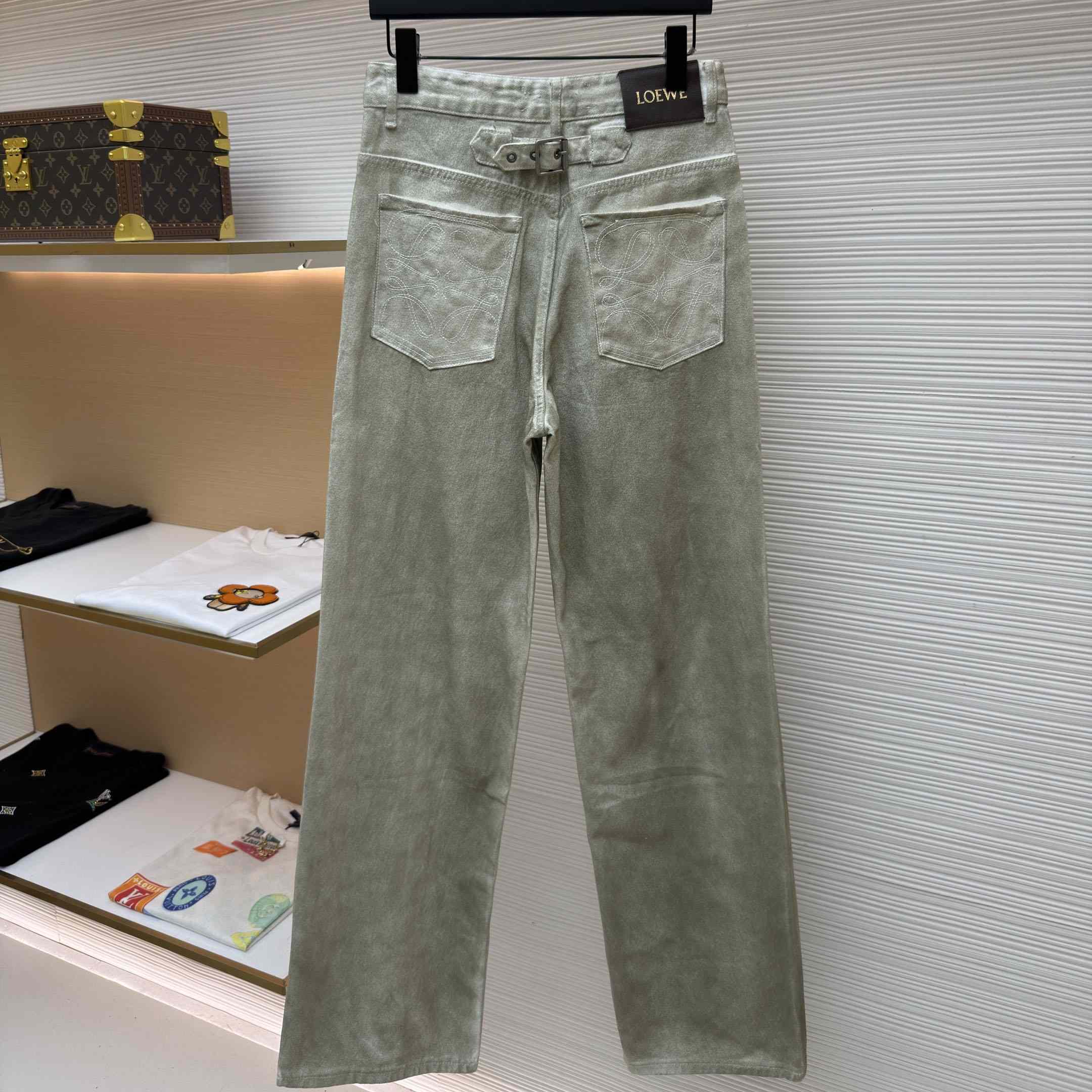 Loewe Jeans In Denim - FashionPlug