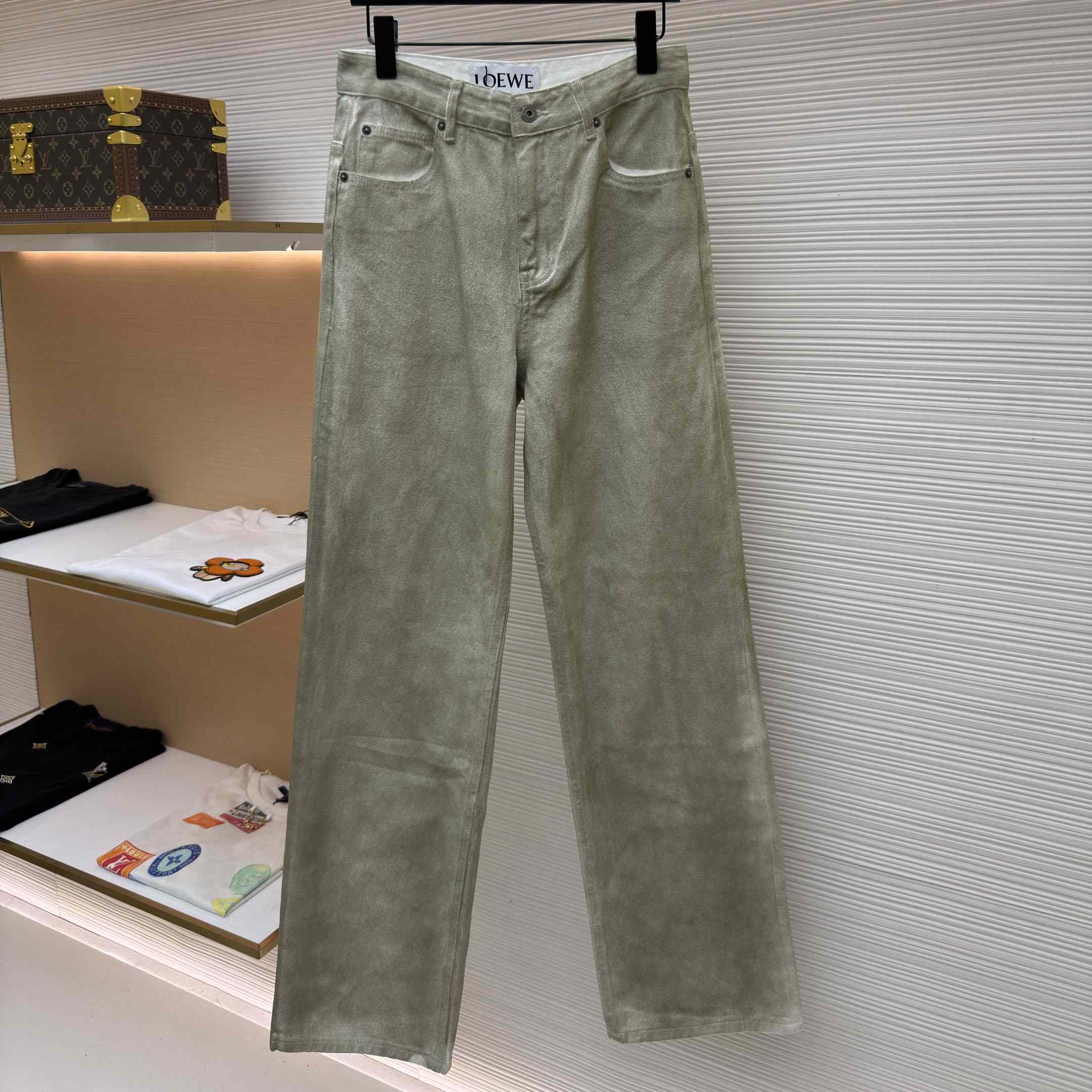Loewe Jeans In Denim - FashionPlug