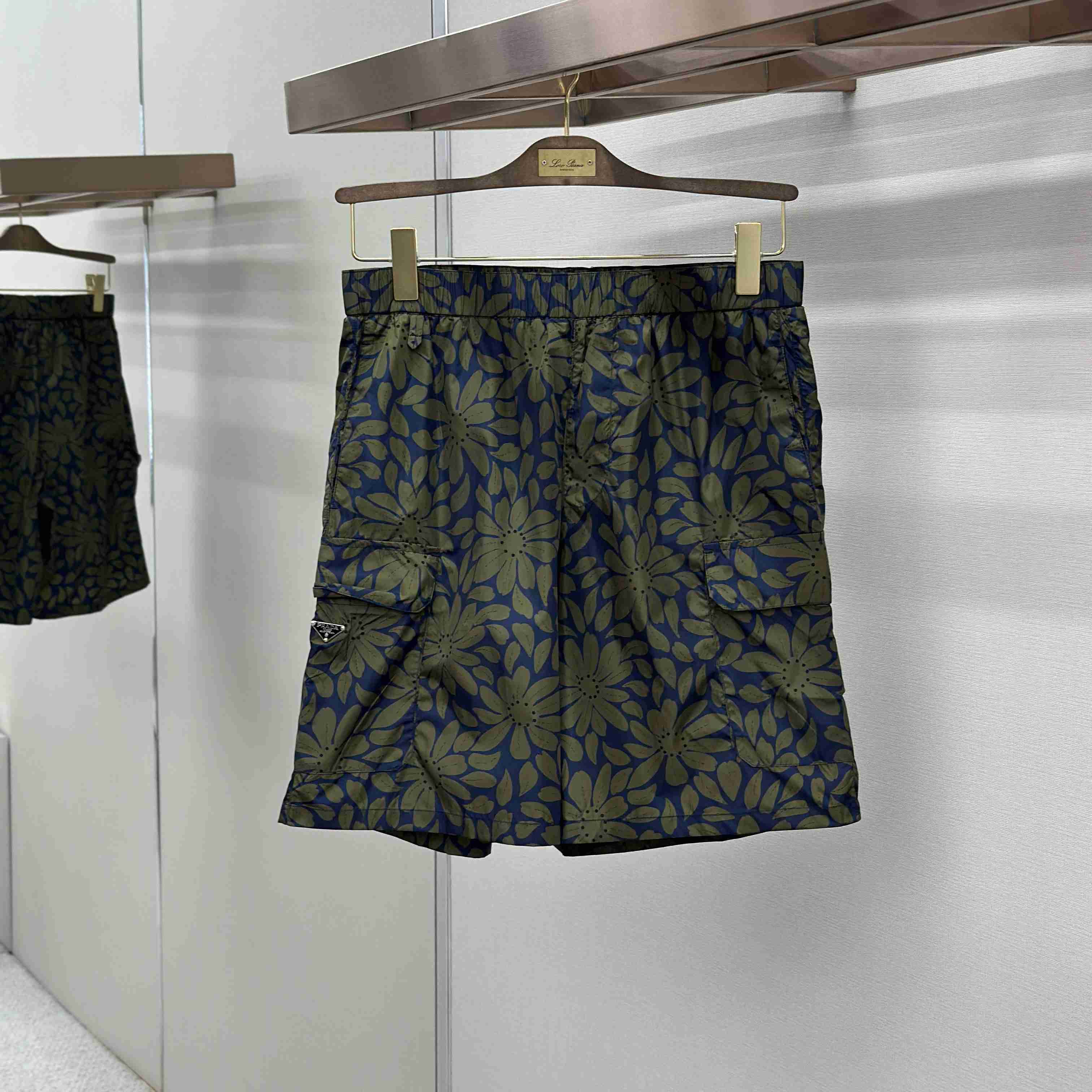 Prada Printed Re-Nylon Swim Trunks - FashionPlug