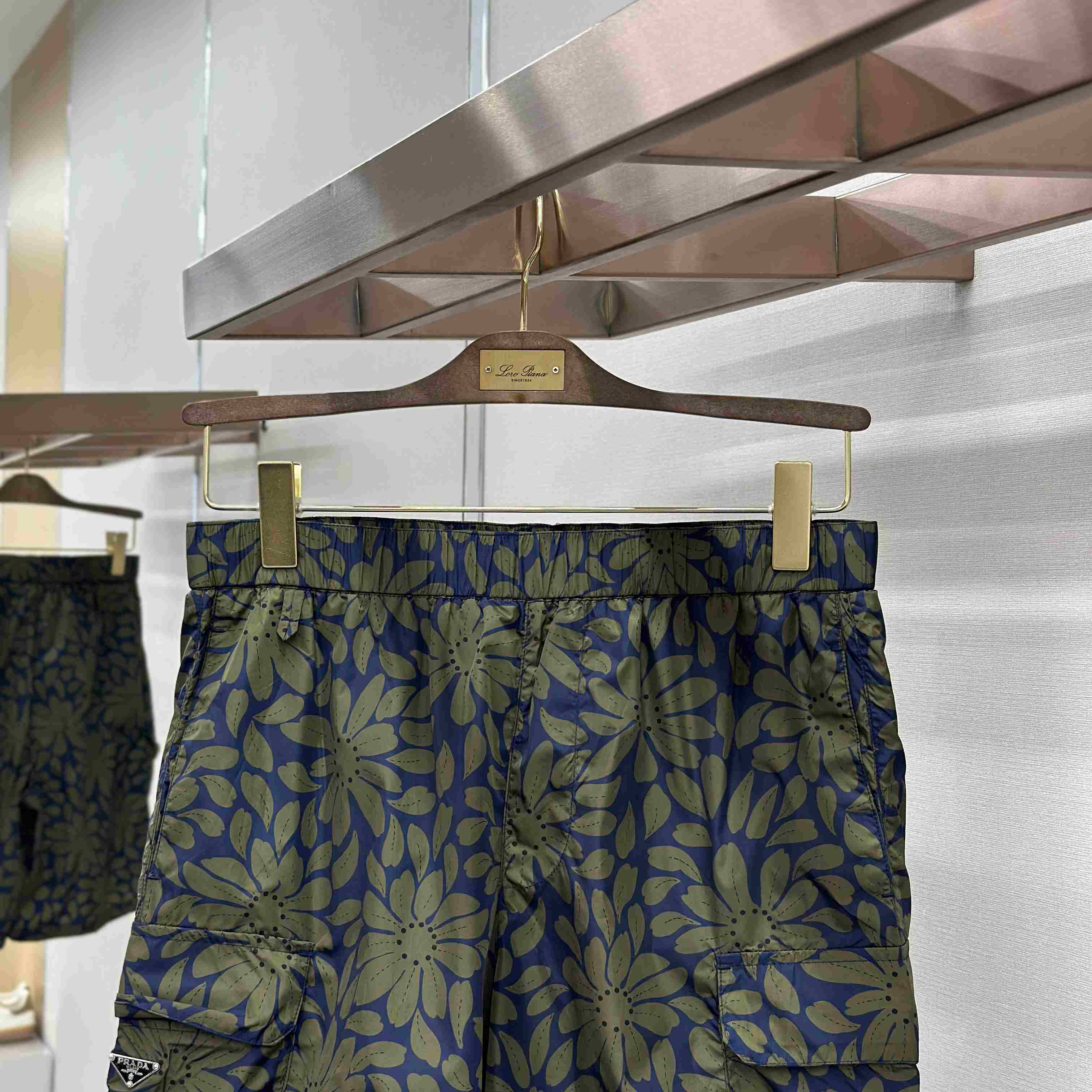 Prada Printed Re-Nylon Swim Trunks - FashionPlug