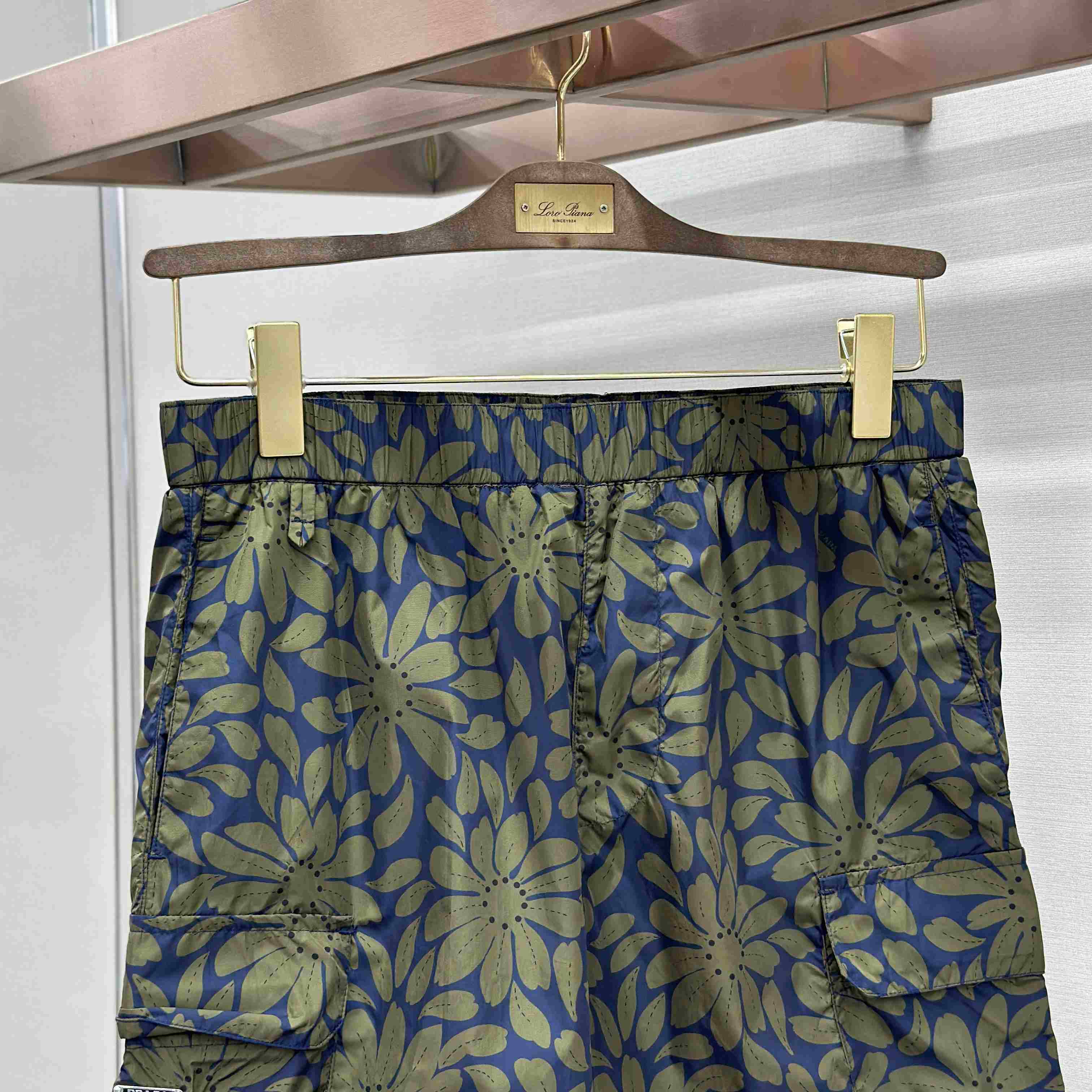 Prada Printed Re-Nylon Swim Trunks - FashionPlug
