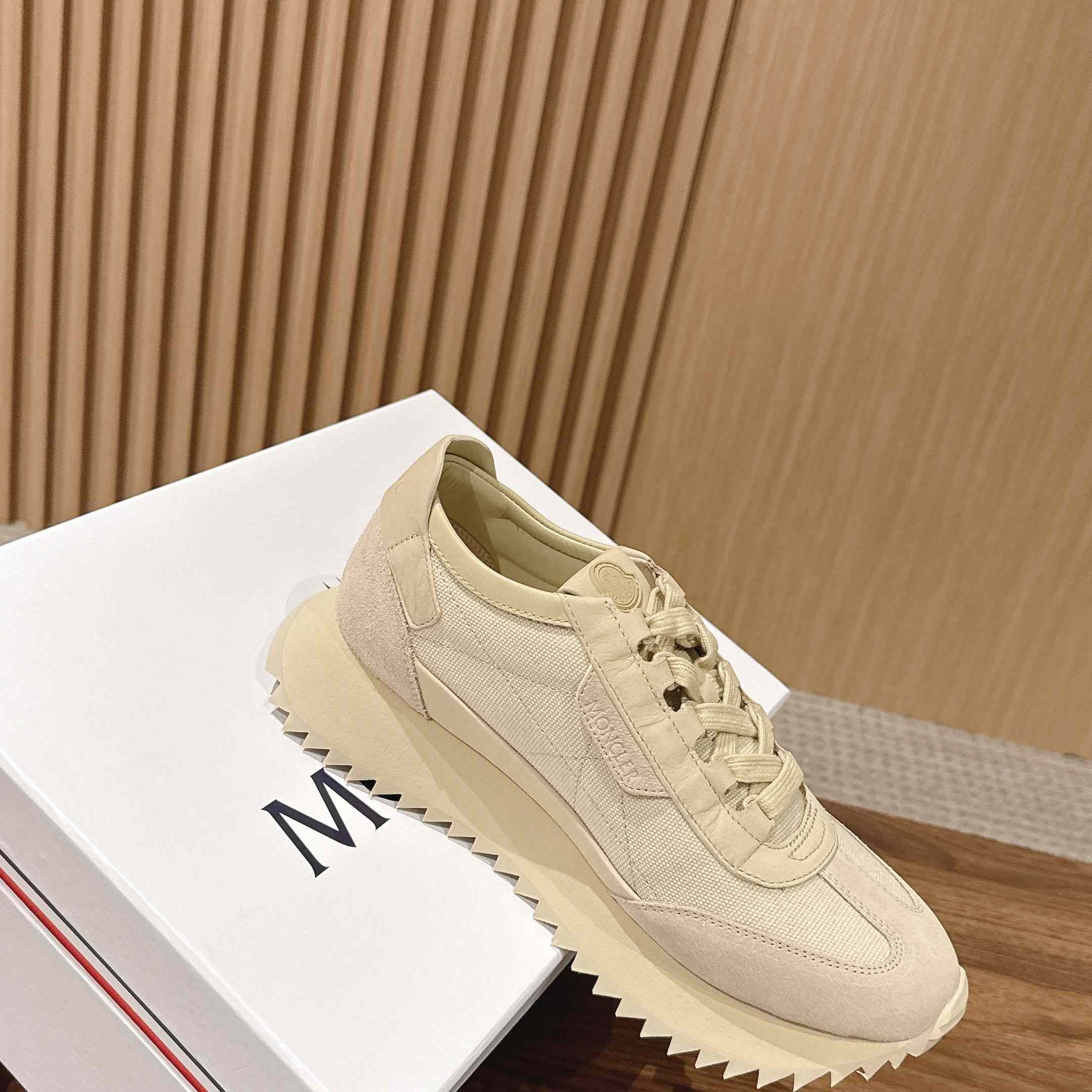 Moncler Pacey2 Suede & Nubuck Sneakers - FashionPlug