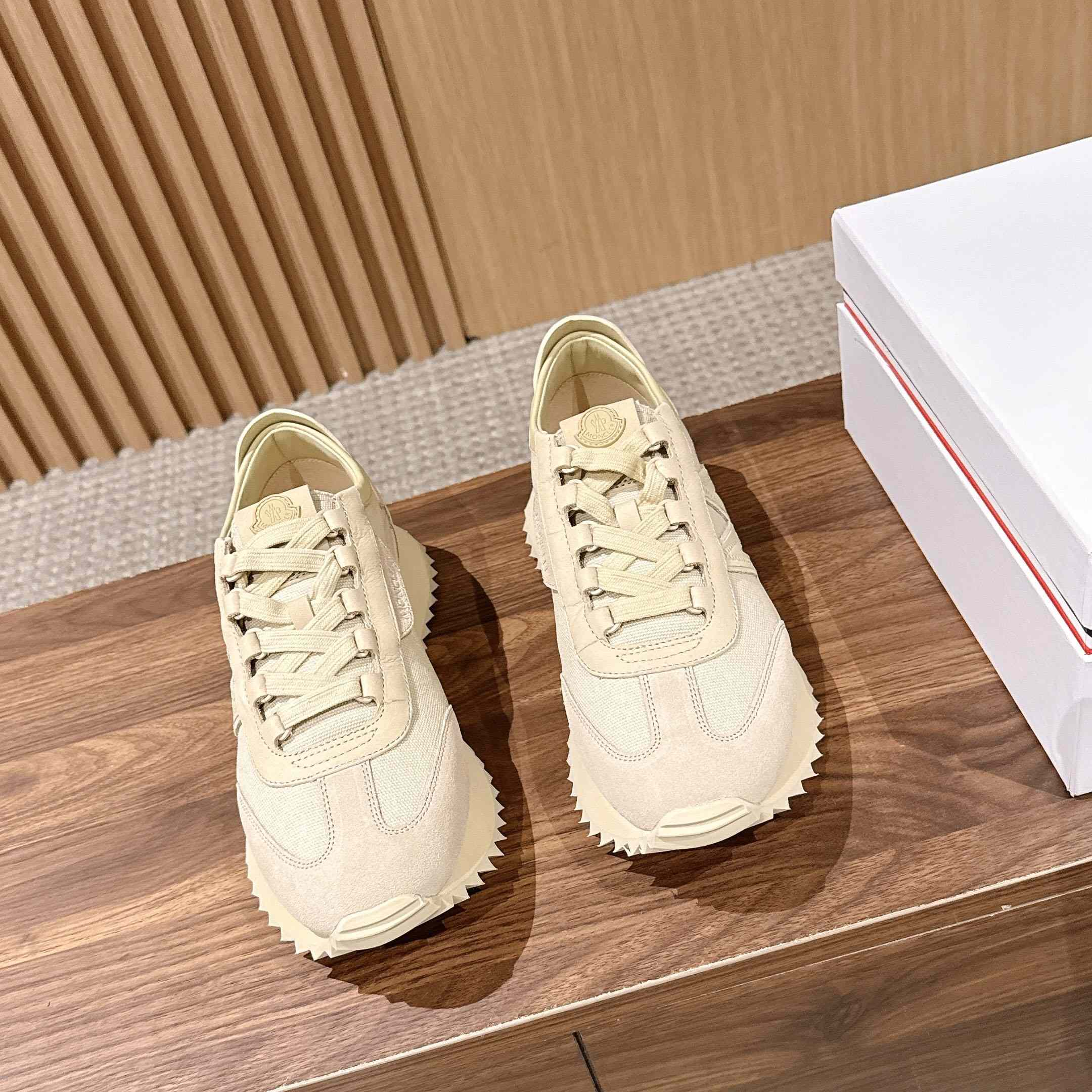 Moncler Pacey2 Suede & Nubuck Sneakers - FashionPlug