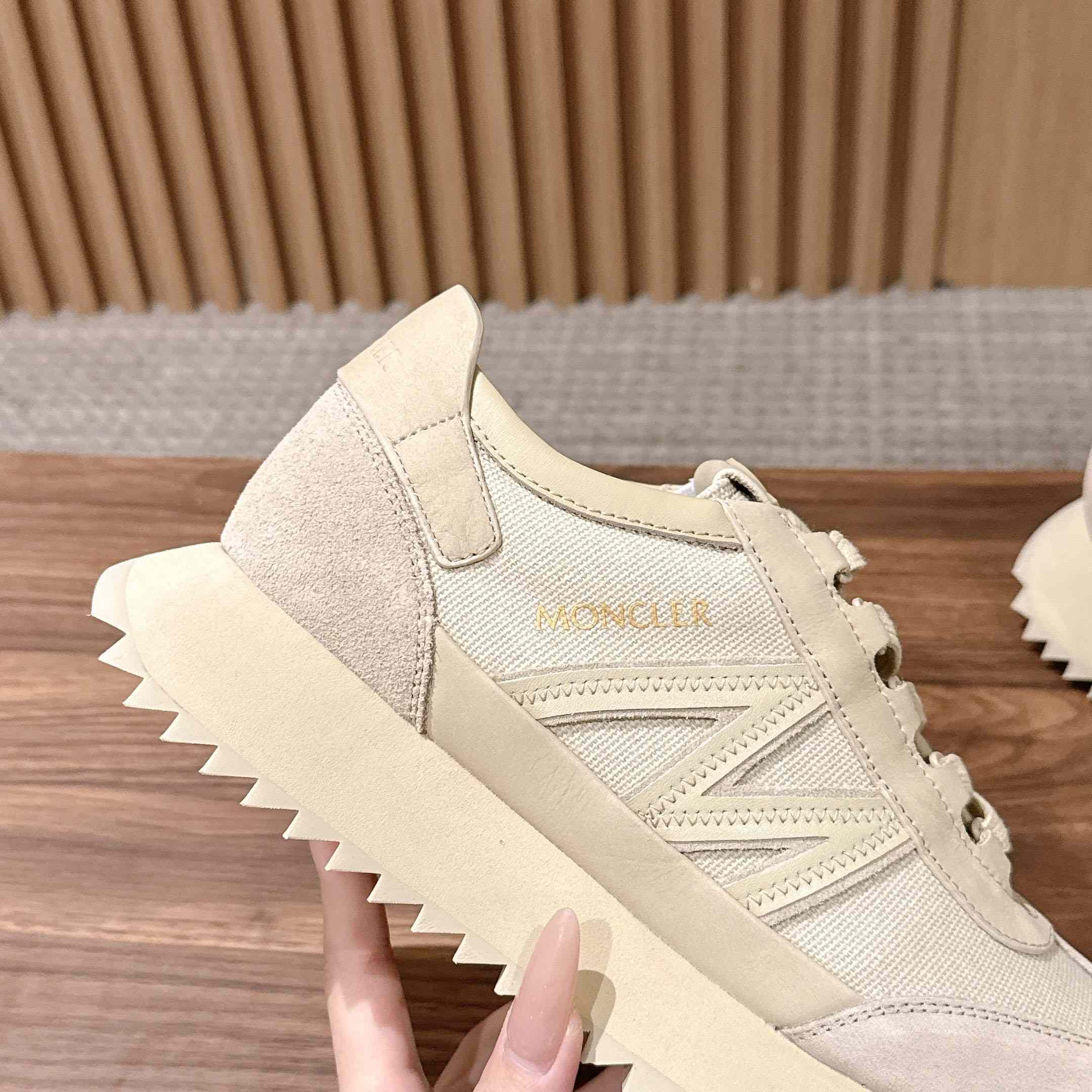 Moncler Pacey2 Suede & Nubuck Sneakers - FashionPlug