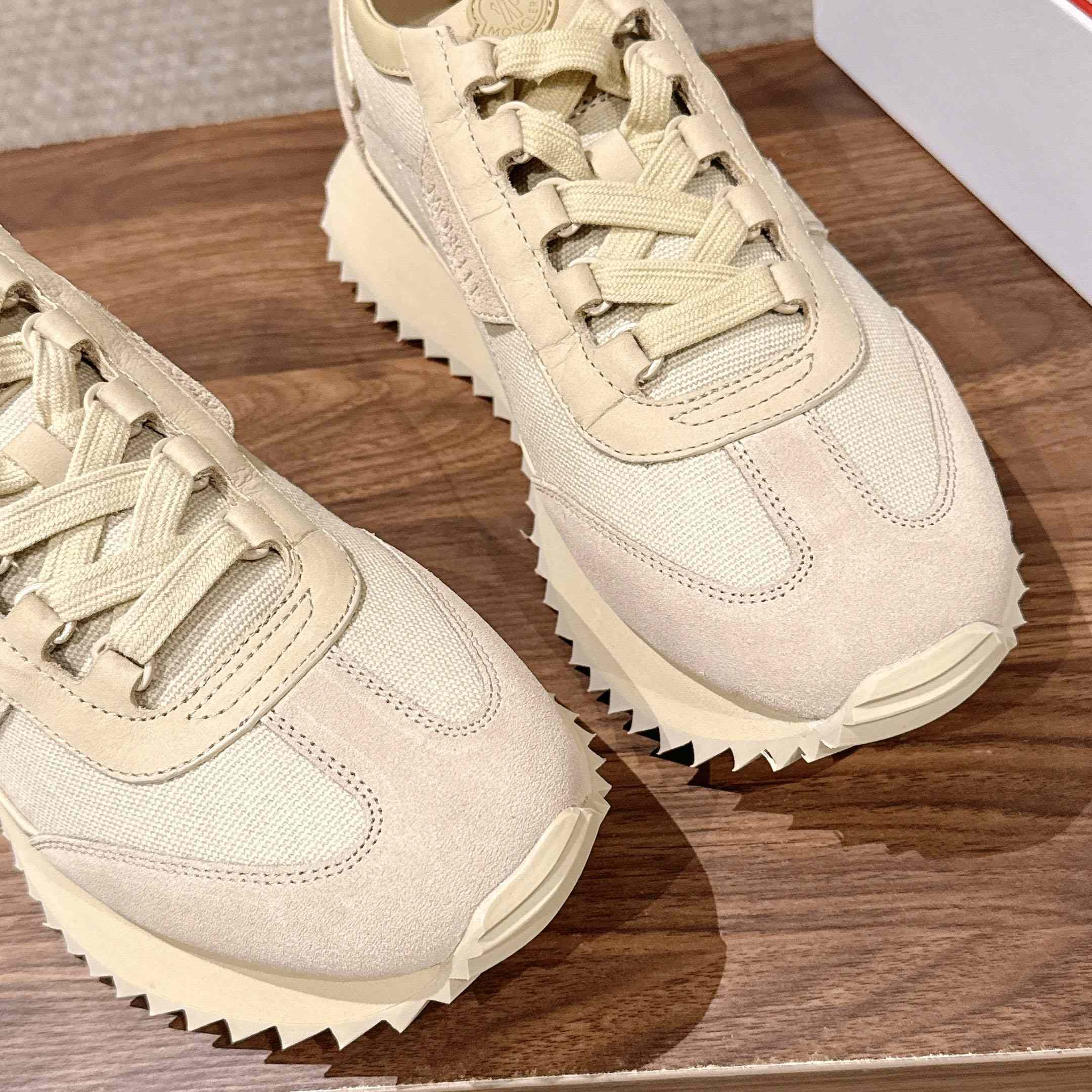 Moncler Pacey2 Suede & Nubuck Sneakers - FashionPlug