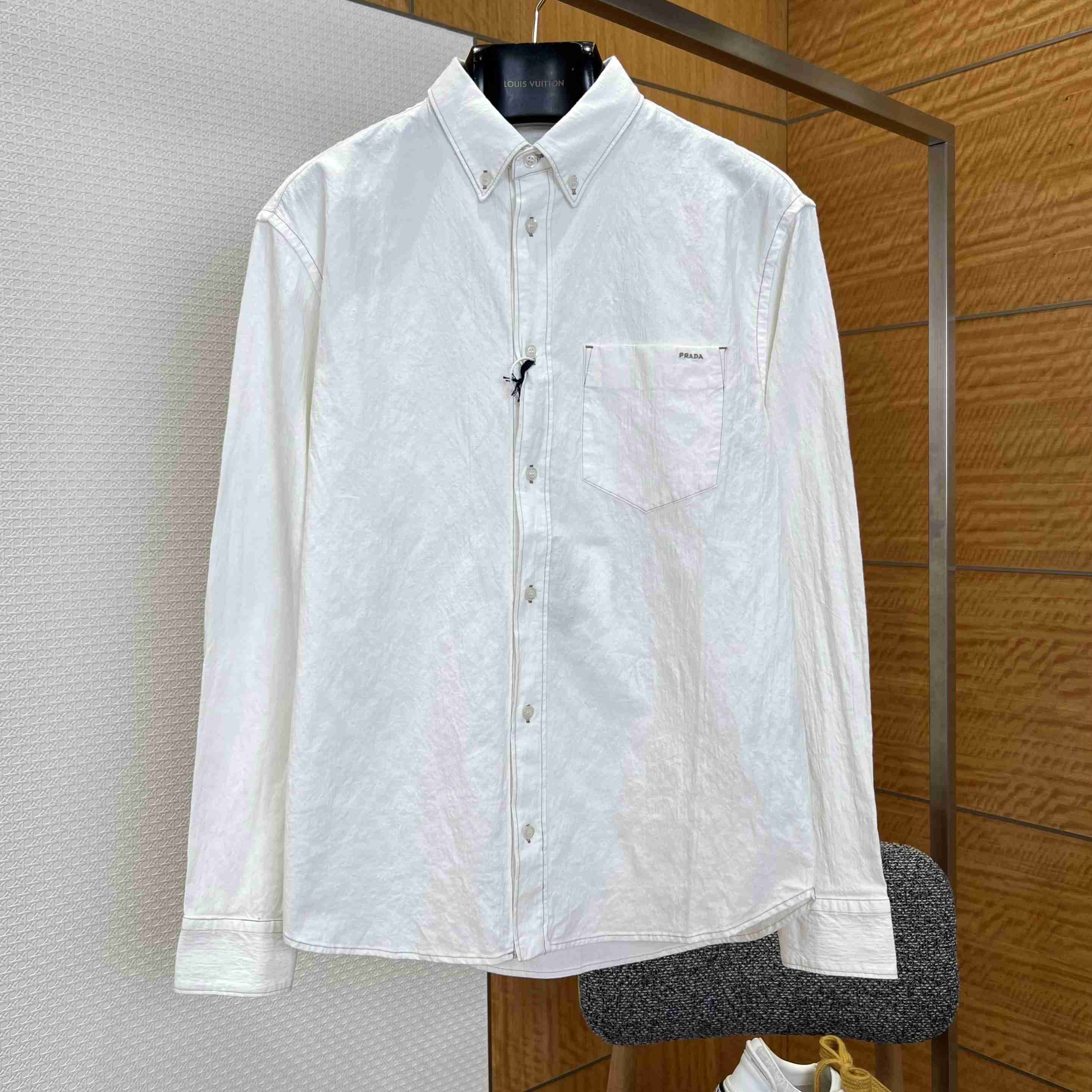 Prada Chambray Shirt - FashionPlug
