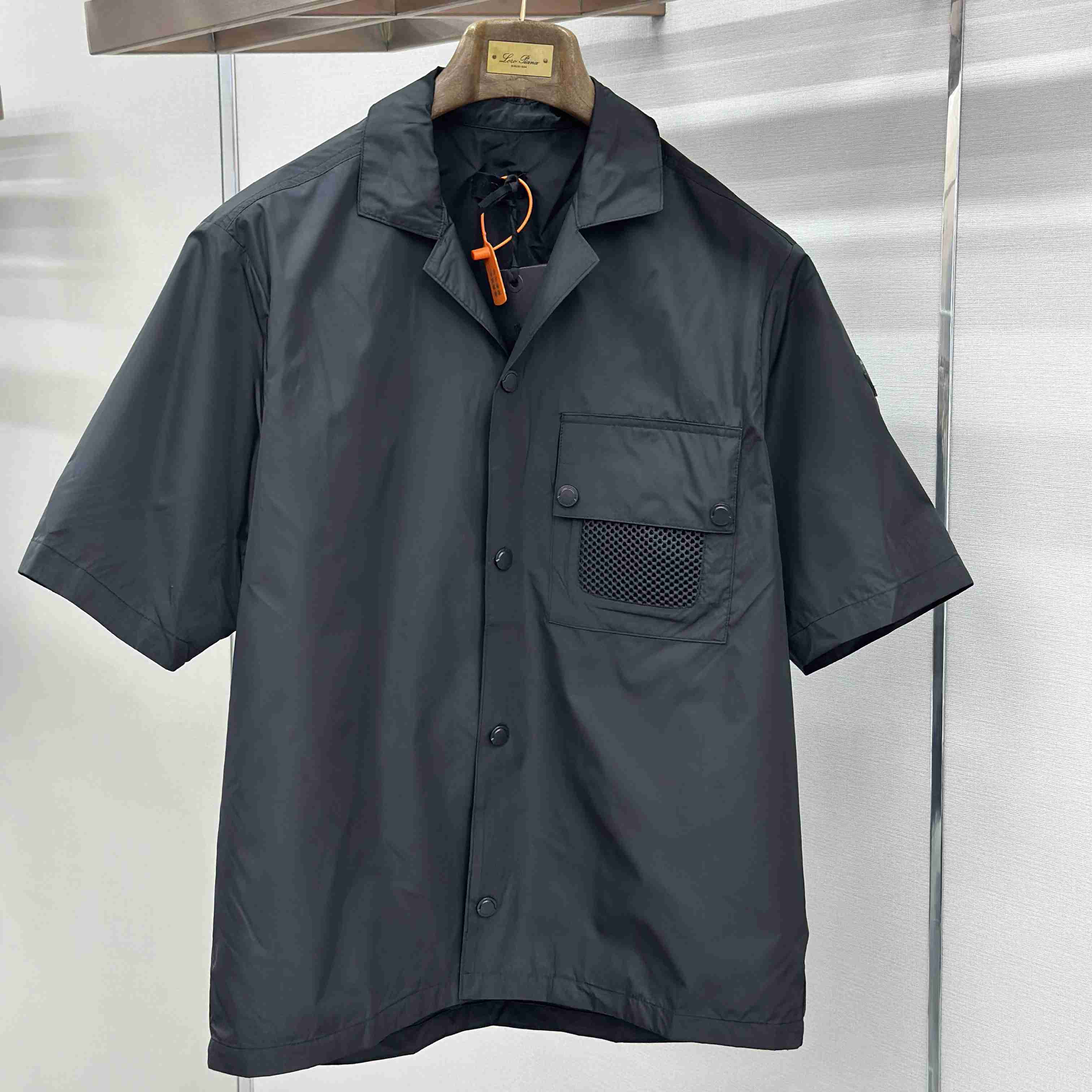 Moncler Logo Short Sleeve Shirt - FashionPlug