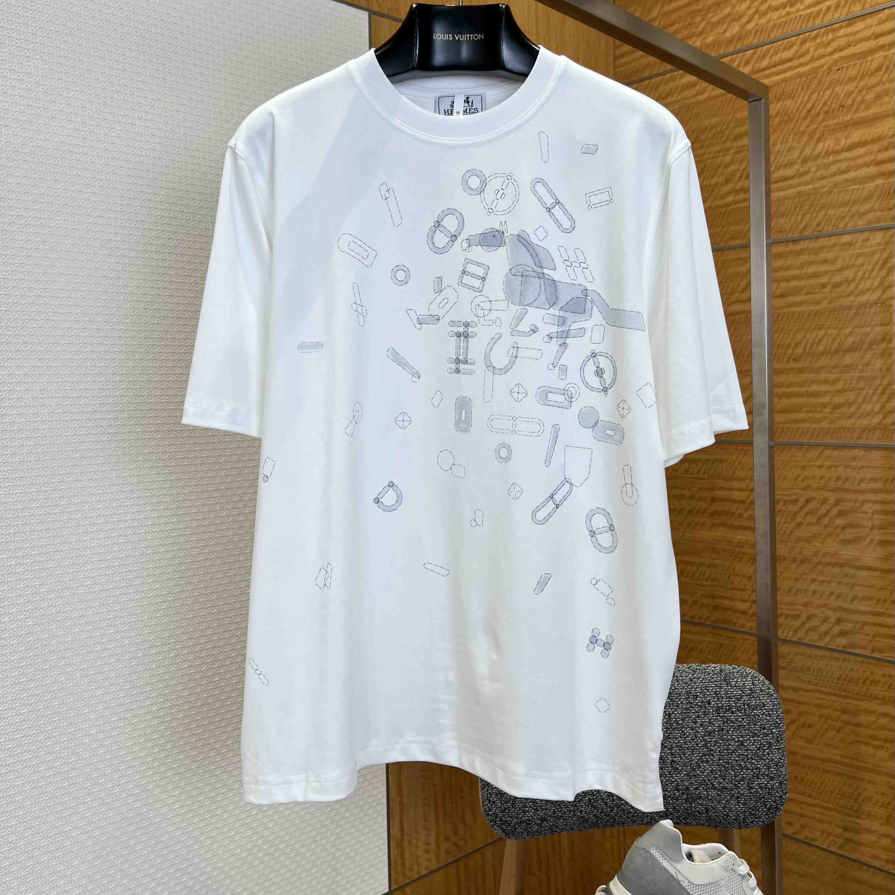 Hermes "Fragments Equestres" T-shirt - FashionPlug