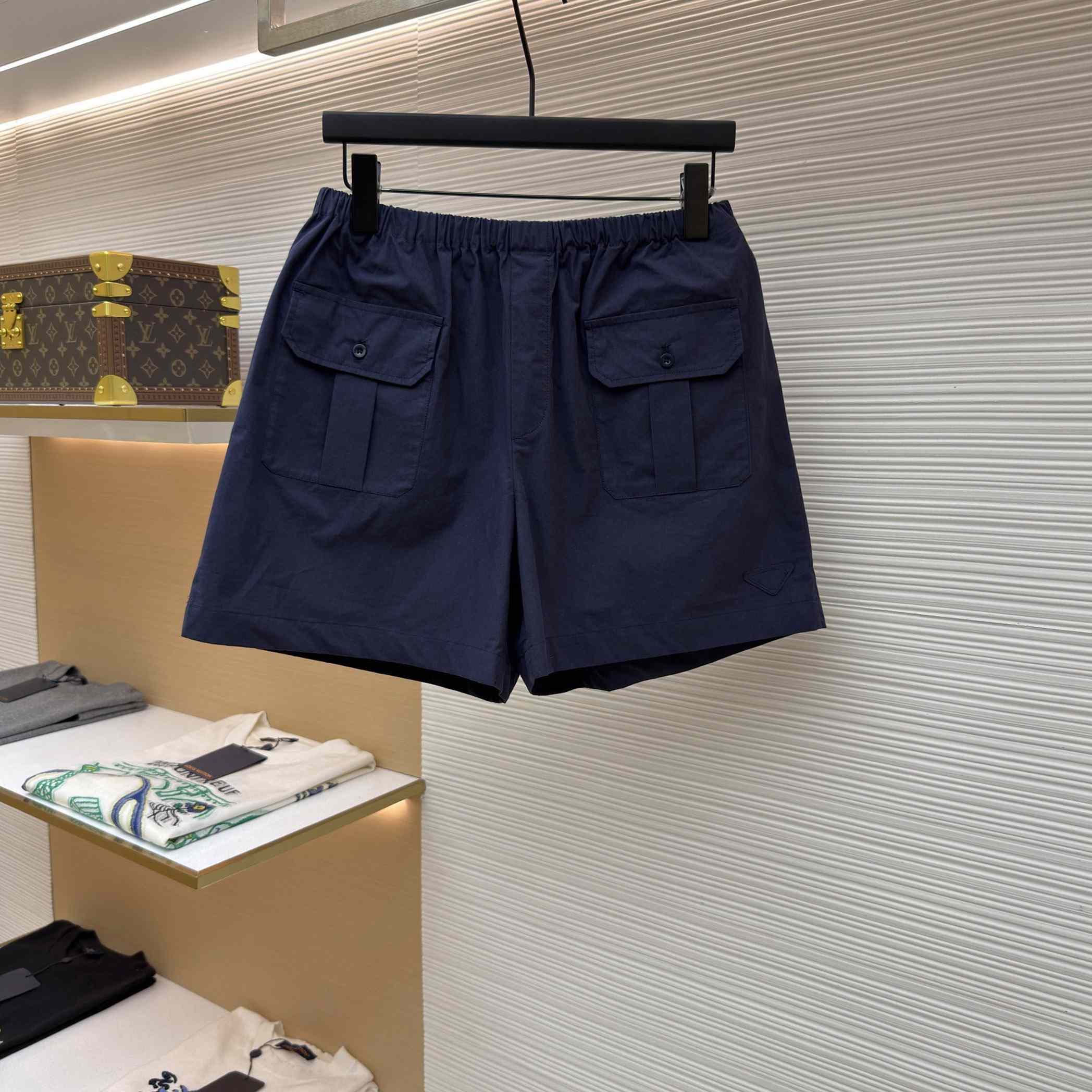 Prada Cotton Poplin Bermudas - FashionPlug