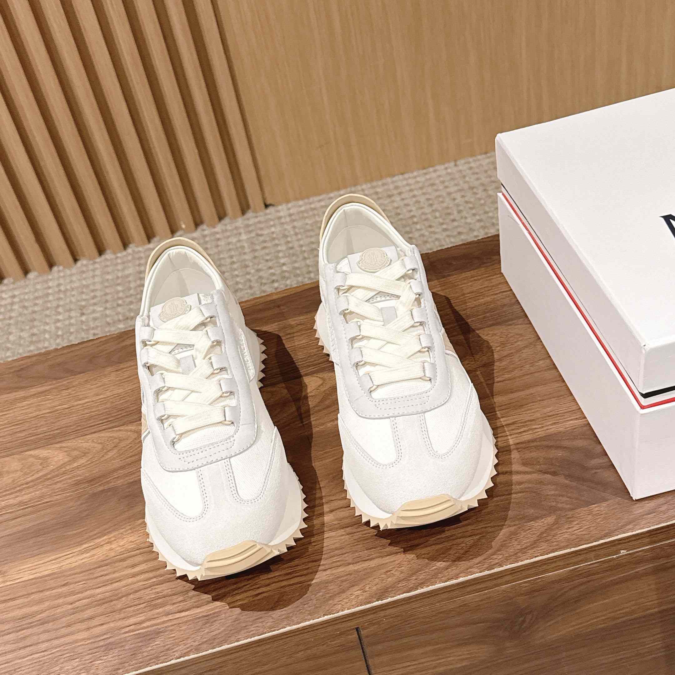 Moncler Pacey2 Suede & Nubuck Sneakers - FashionPlug
