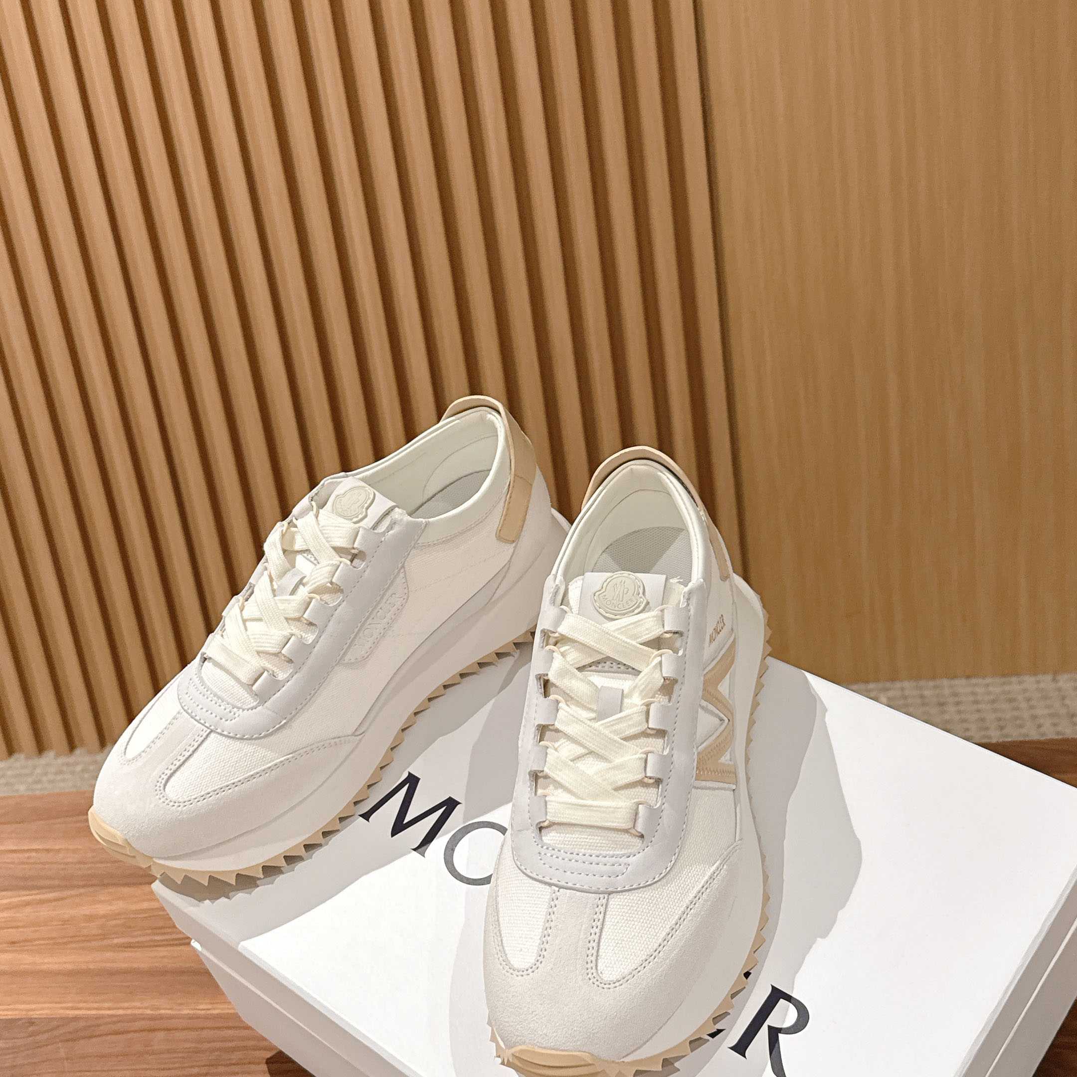 Moncler Pacey2 Suede & Nubuck Sneakers - FashionPlug