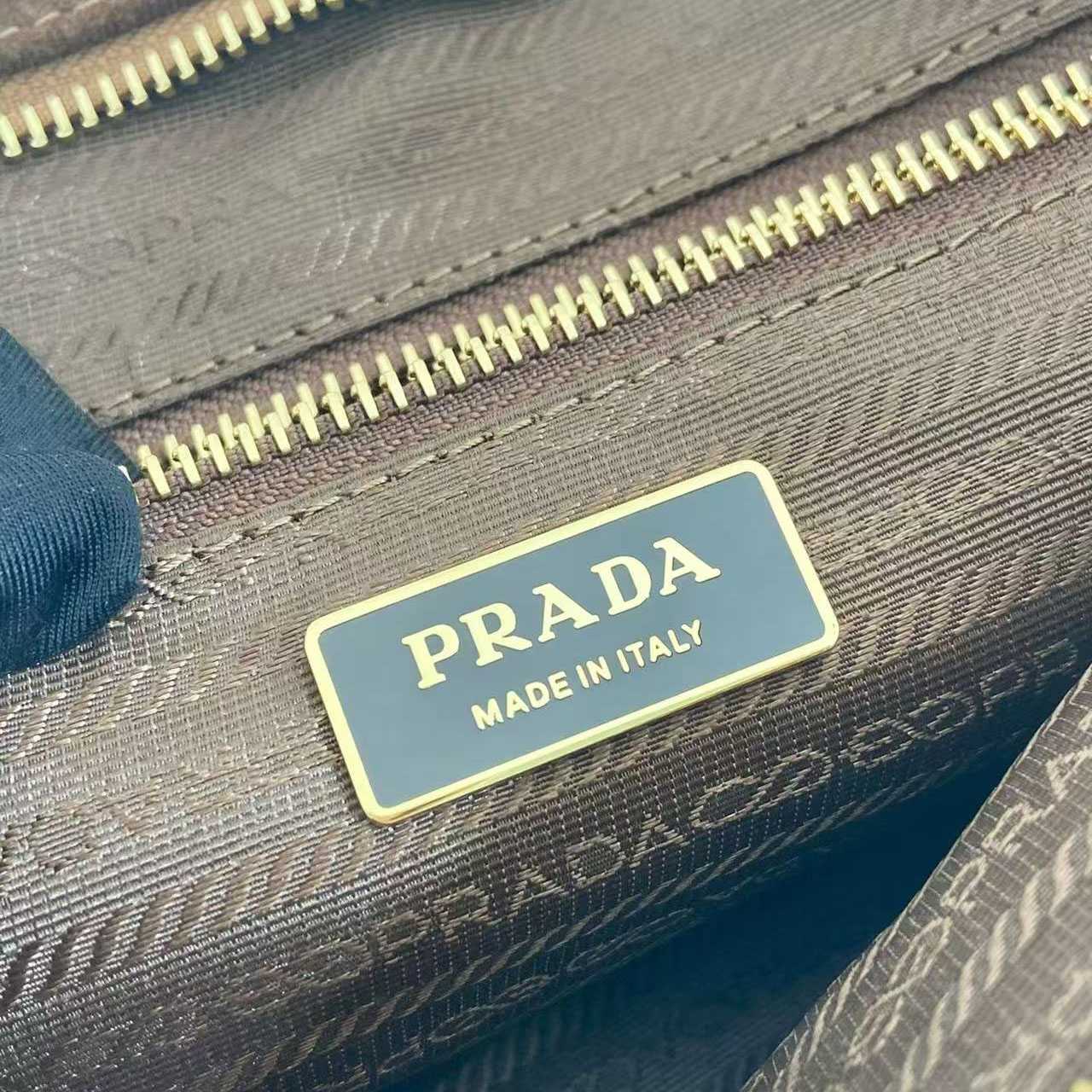 Prada Prada Bonnie Large Suede Handbag - FashionPlug