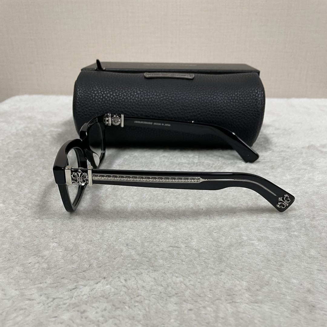 Chrome Hearts See You In Tea Eyeglasses In Black - FashionPlug