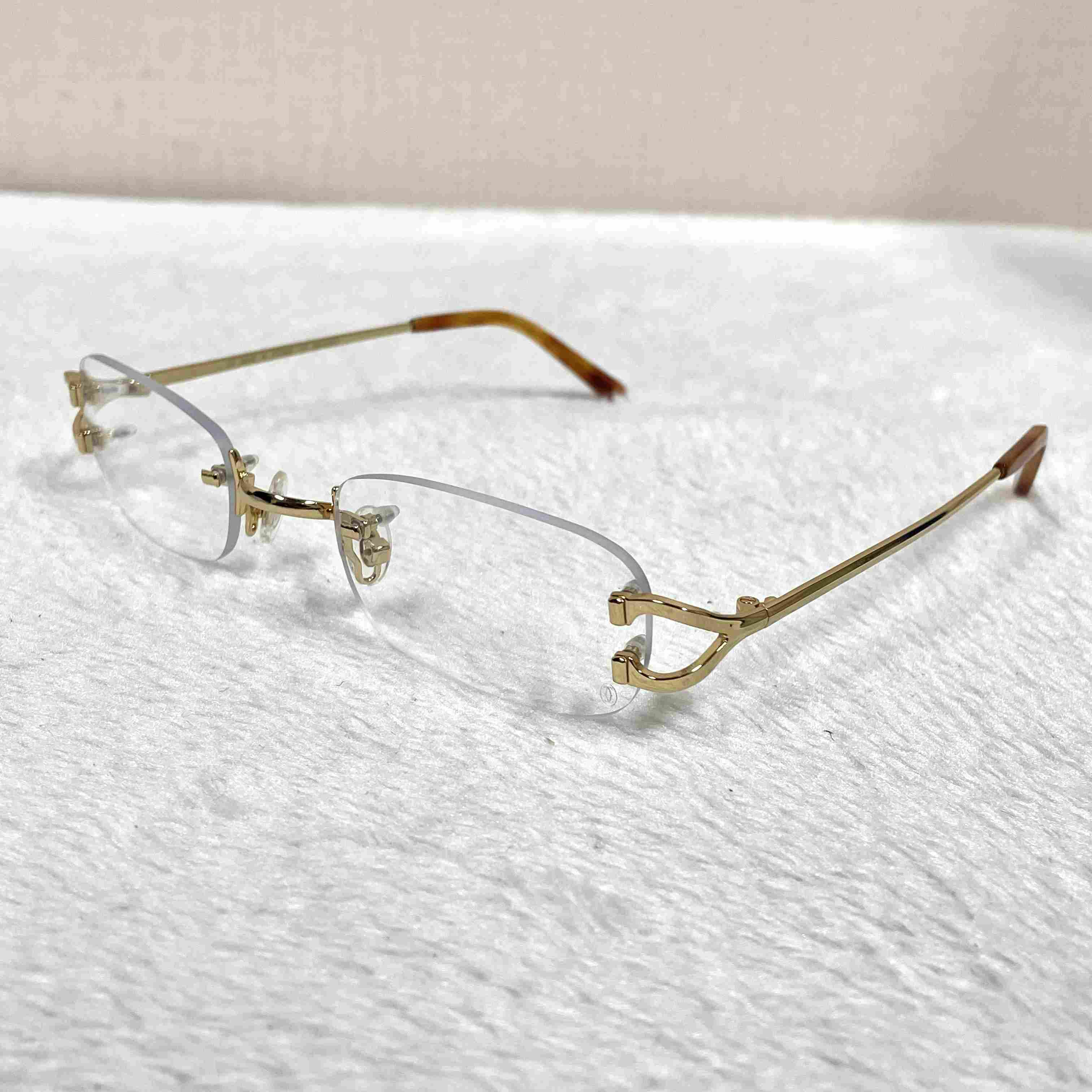 Cartier 2820829 Eyeglasses In Gold - FashionPlug