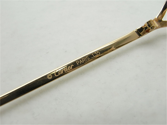 Cartier 2820829 Eyeglasses In Gold - FashionPlug