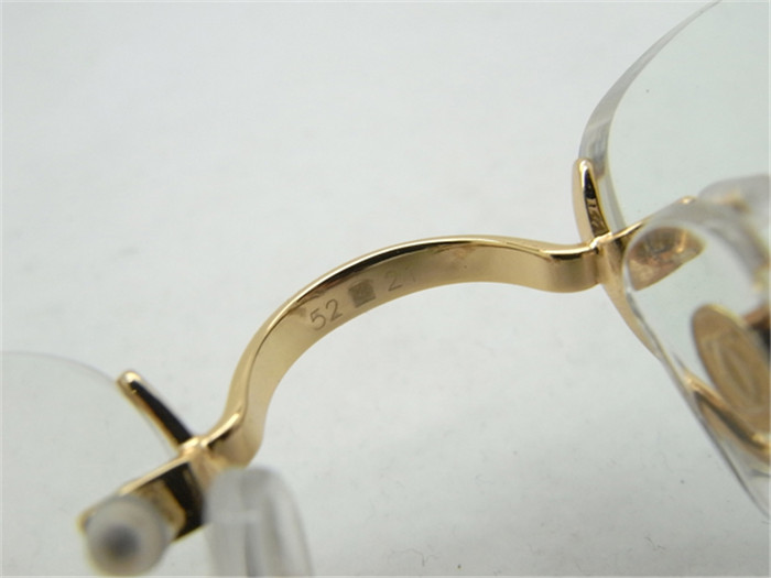 Cartier 2820829 Eyeglasses In Gold - FashionPlug