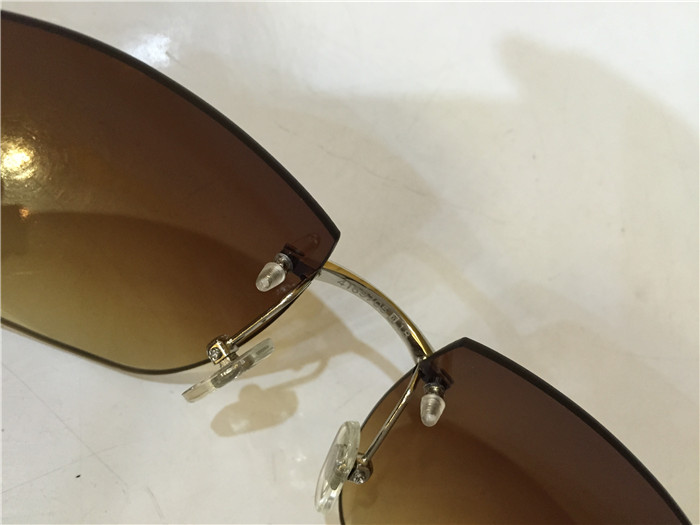 Cartier 4189705 White Mix Black Buffalo Sunglasses In Silver - FashionPlug