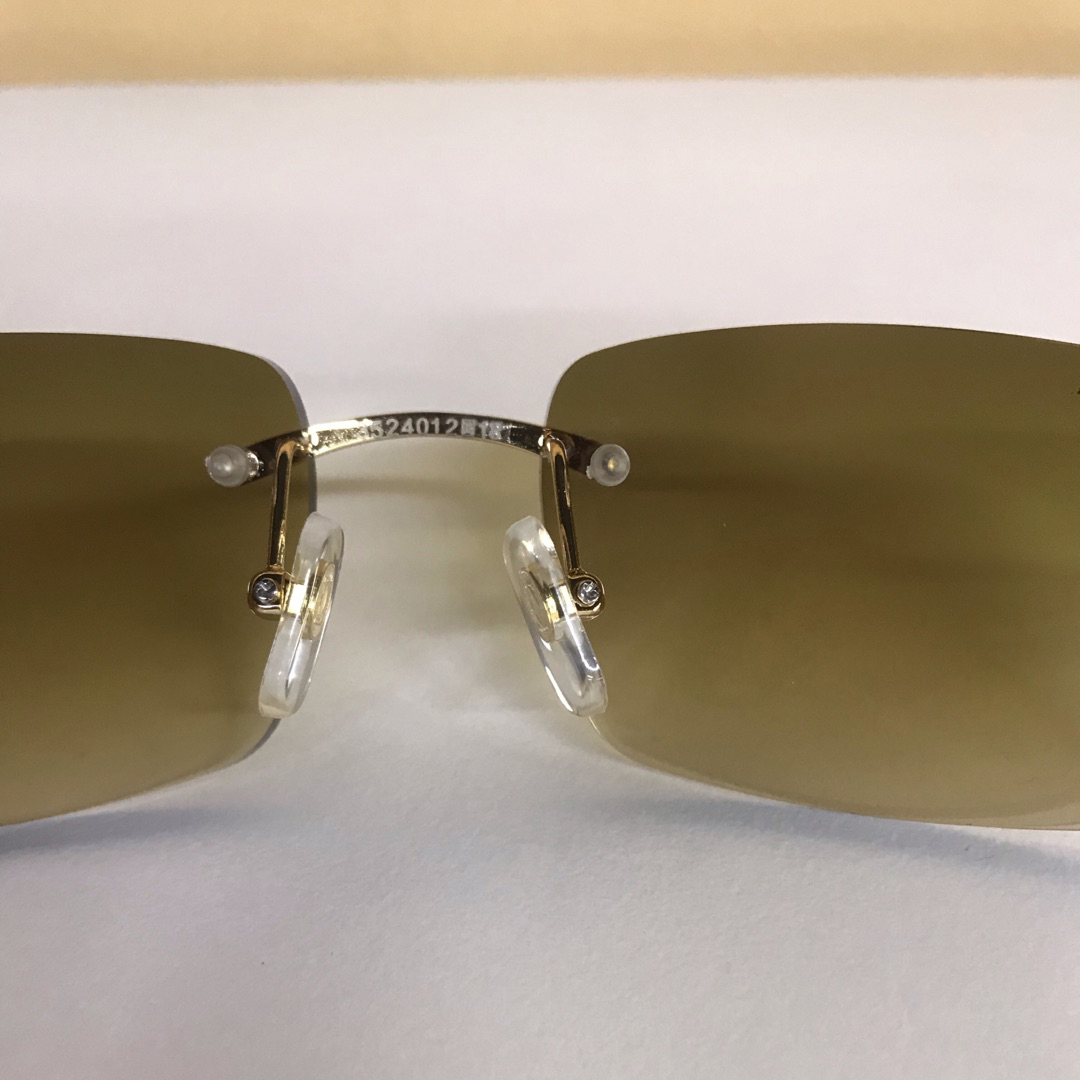 Cartier 3524012 White Mix Black Buffalo Eyeglasses In Gold - FashionPlug