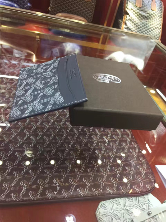 Goyard Card Holder Black - FashionPlug