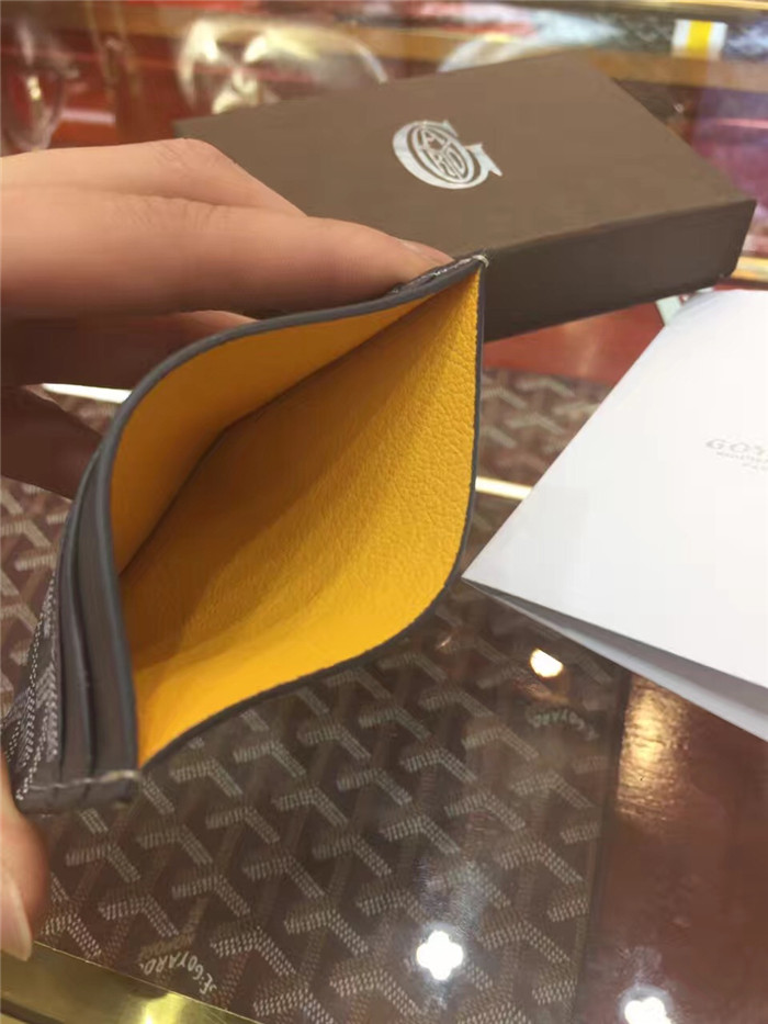 Goyard Card Holder Black - FashionPlug