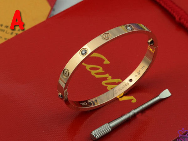 Cartier Classic Love Bracelet Rose Gold With Diamonds - FashionPlug