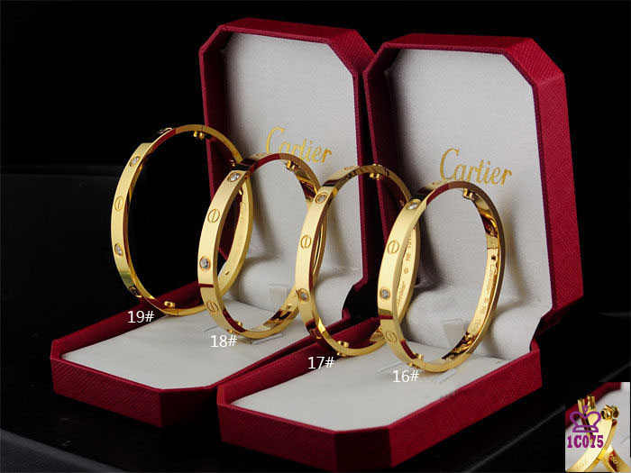 Cartier Classic Love Gold Bracelet With Diamonds - FashionPlug