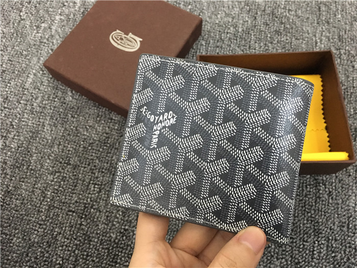 Short 6 Card Slots Billfold Wallet Grey - FashionPlug