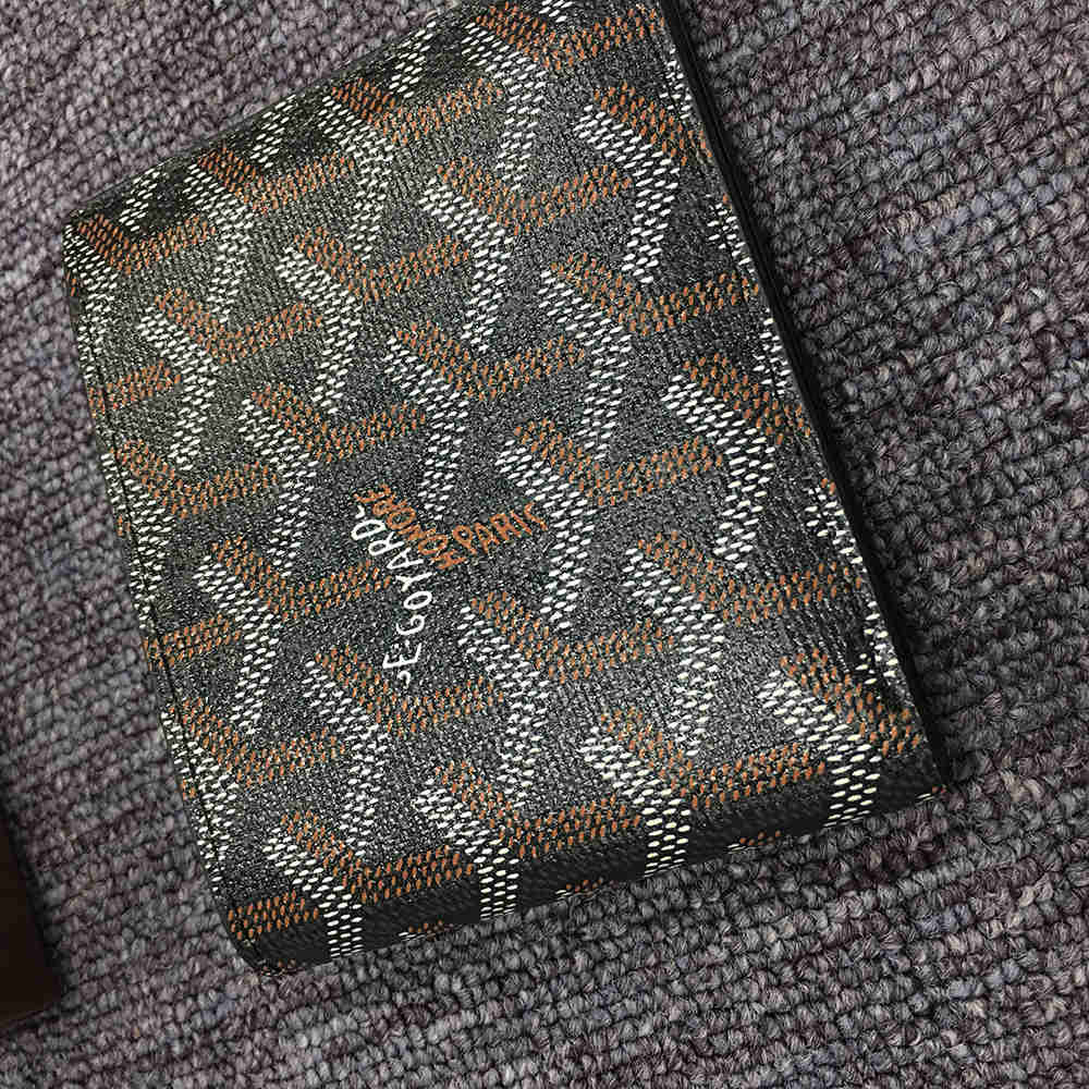 Short 6 Card Slots Billfold Wallet Black - FashionPlug