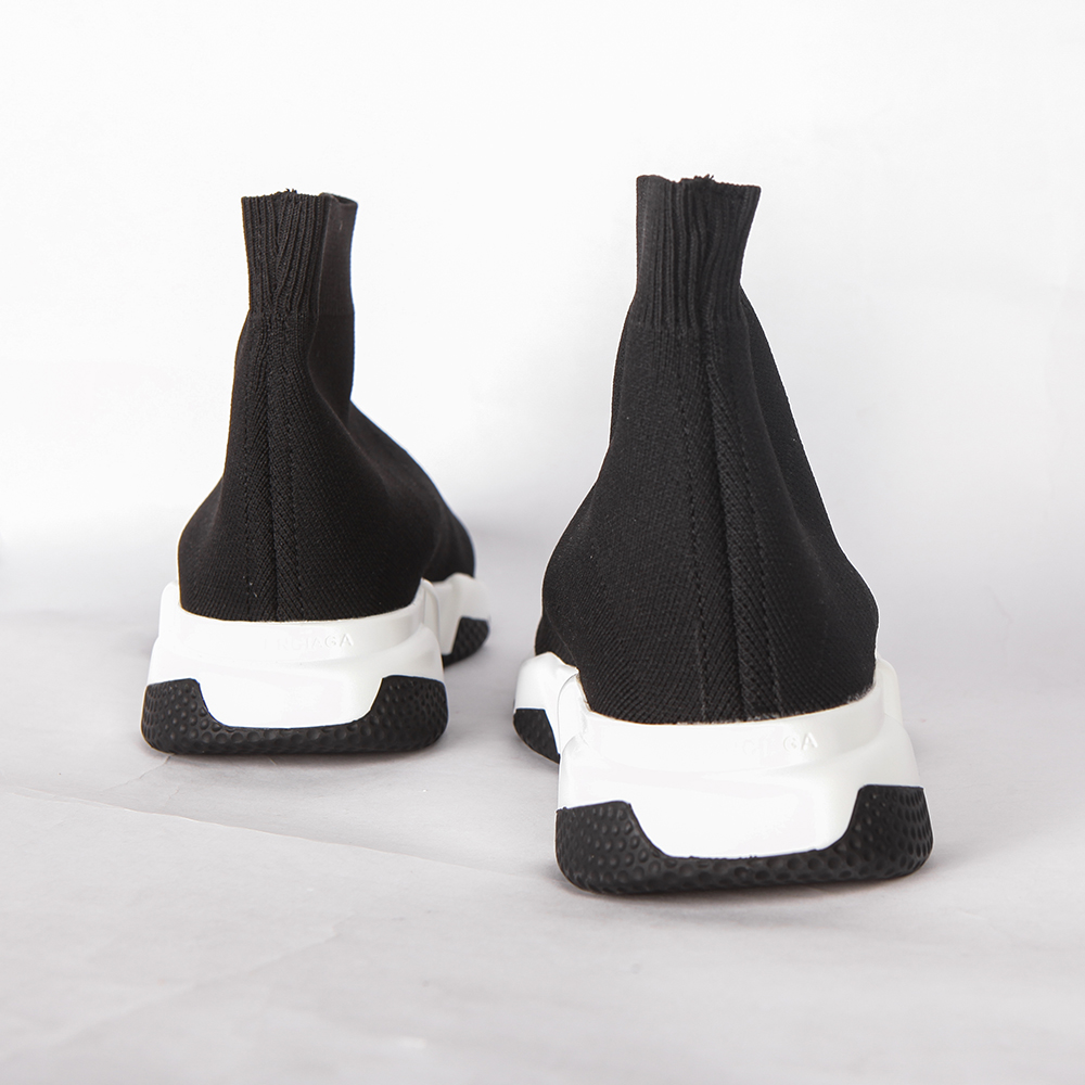 Balenciaga Speed Trainer Bicolor Black Sole - FashionPlug
