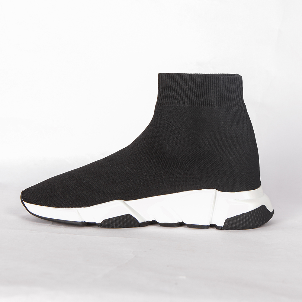 Balenciaga Speed Trainer Bicolor Black Sole - FashionPlug