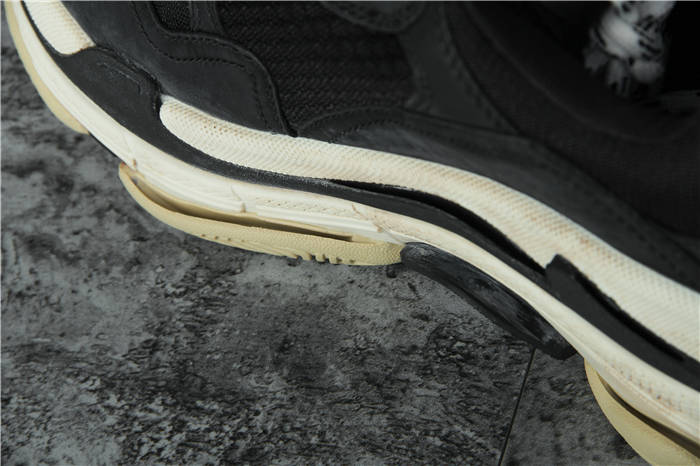 [Updated Best Version] Balenciaga Triple S Sneaker Black Red White - FashionPlug