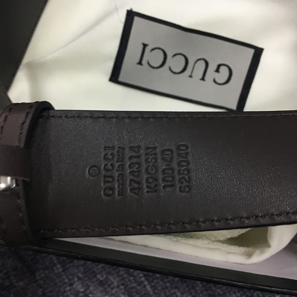 Gucci Belt With Interlocking Sliver  G Buckle - FashionPlug