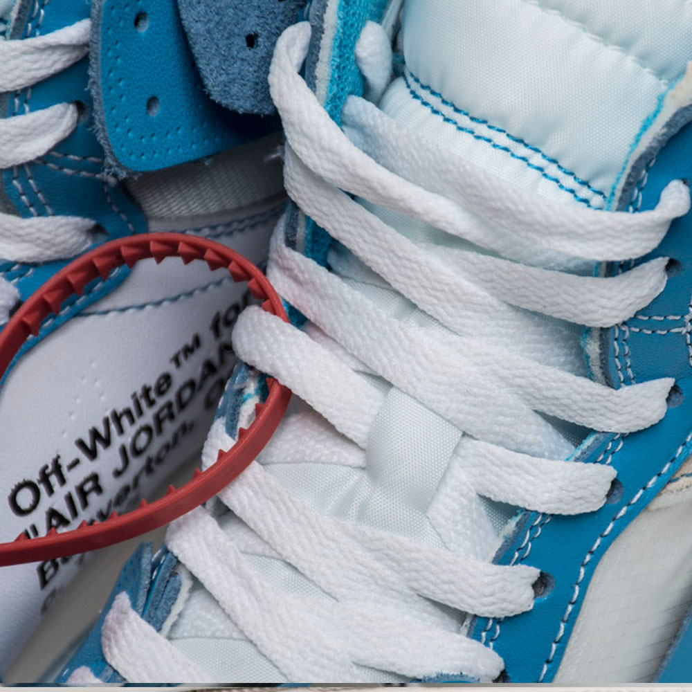 Jordan Off White X Air Jordan 1  UNC Sneaker - FashionPlug