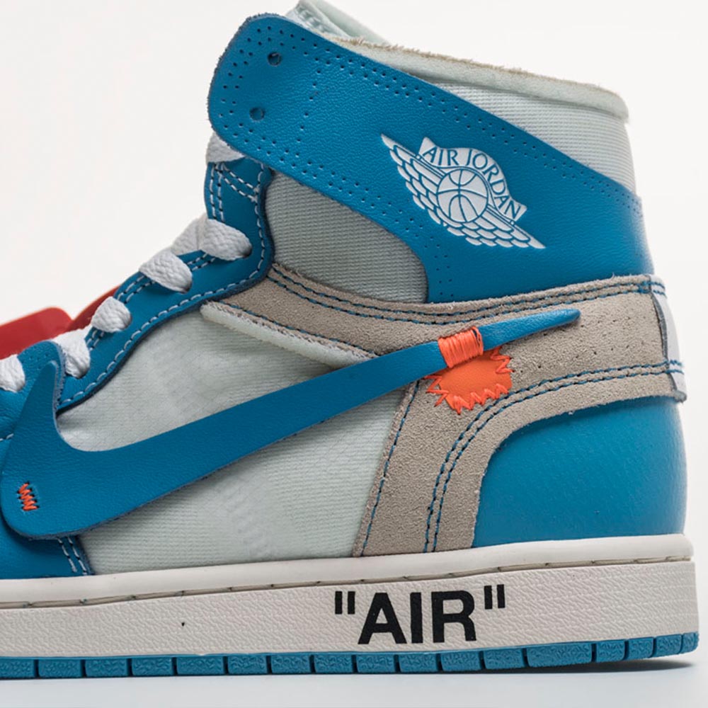 Jordan Off White X Air Jordan 1  UNC Sneaker - FashionPlug