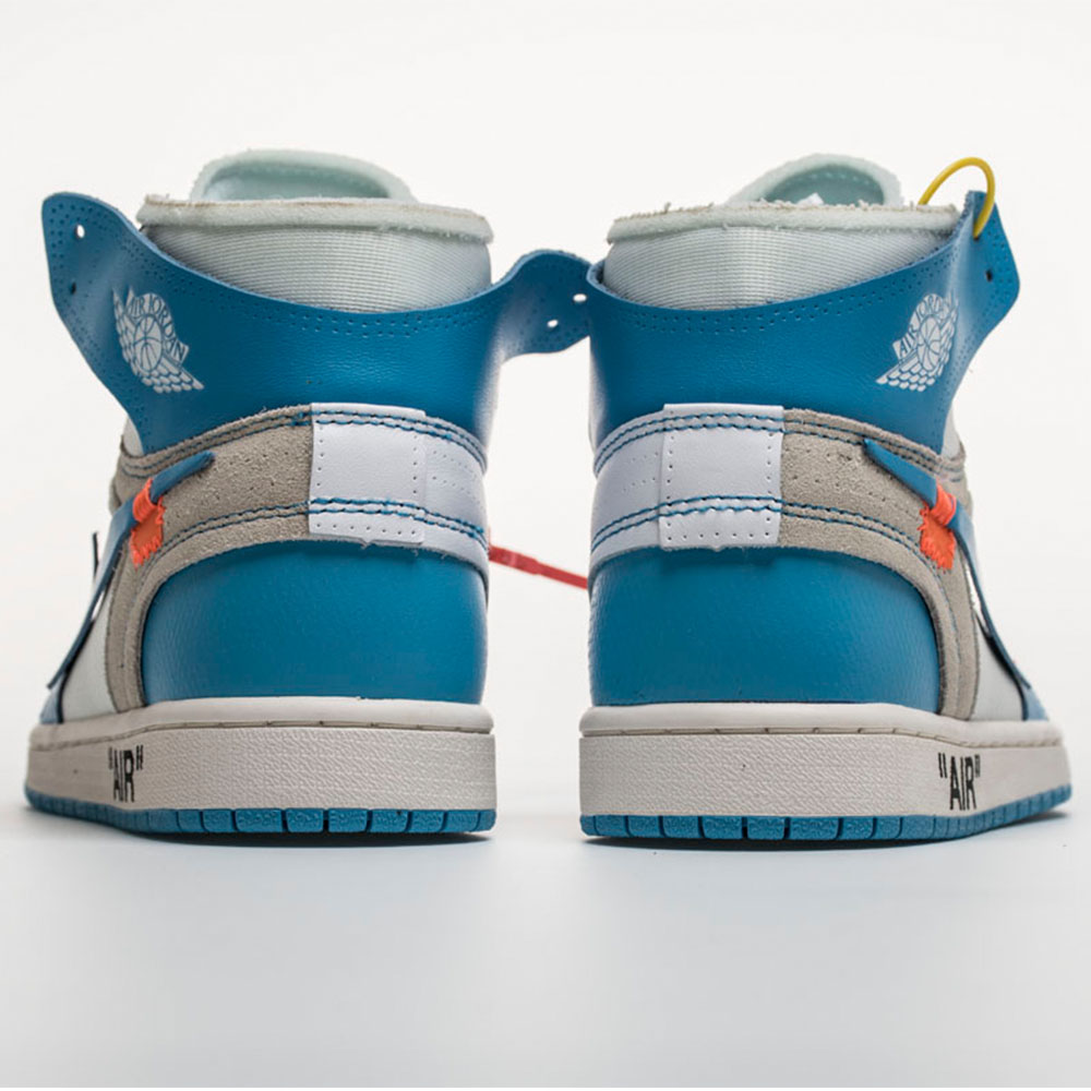 Jordan Off White X Air Jordan 1  UNC Sneaker - FashionPlug