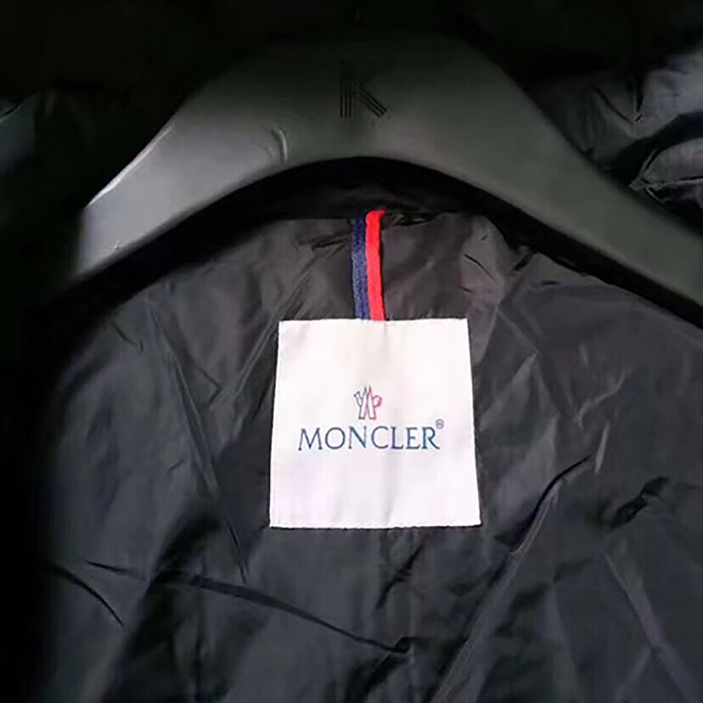 Moncler Jacket With Moncler Embroidered Ribbon Trim(Black) - FashionPlug