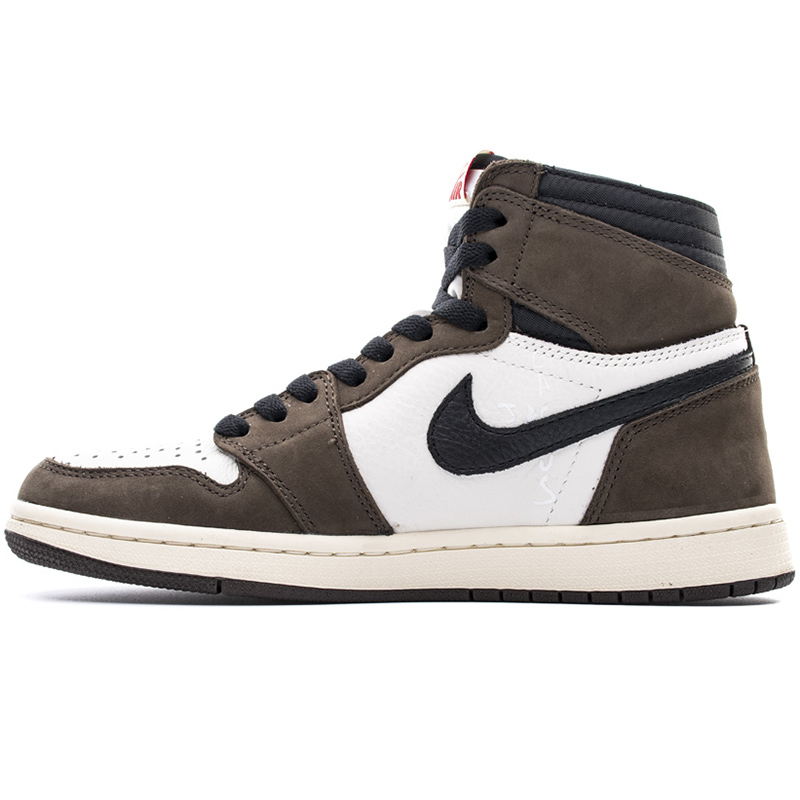 Jordan Travis Scott X Air 1 Sneakers - FashionPlug