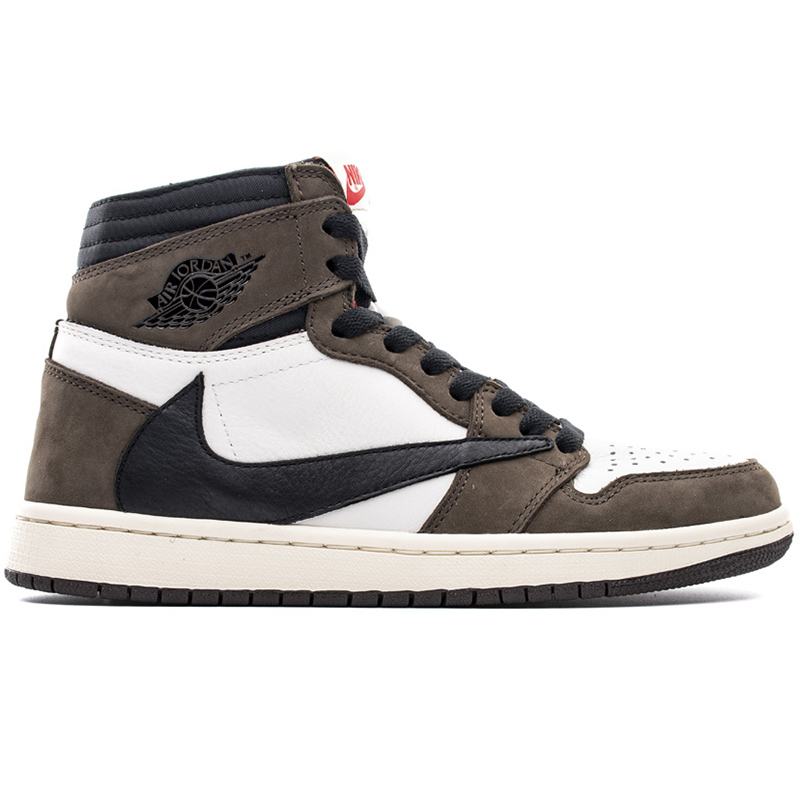 Jordan Travis Scott X Air 1 Sneakers - FashionPlug