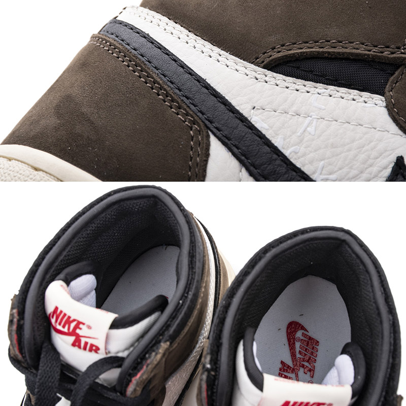 Jordan Travis Scott X Air 1 Sneakers - FashionPlug