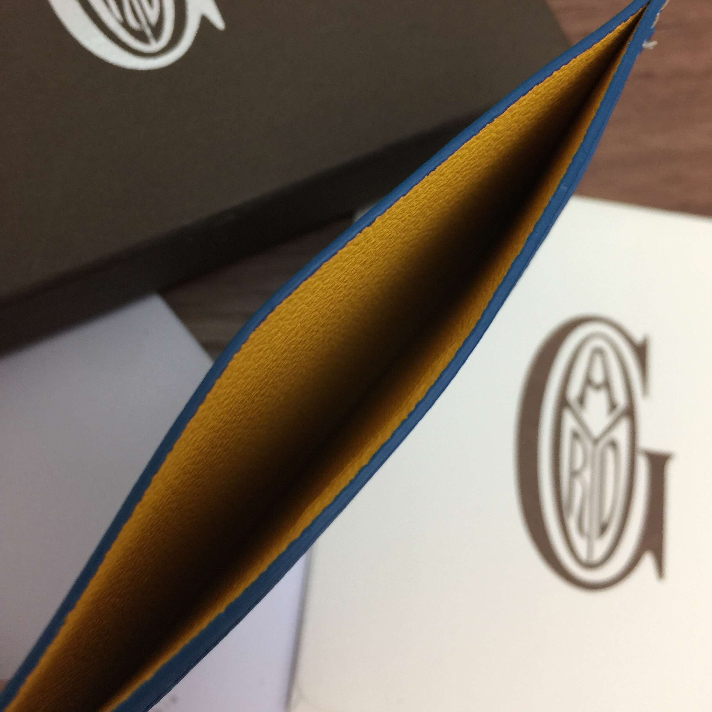 Goyard Card Holder Blue - FashionPlug