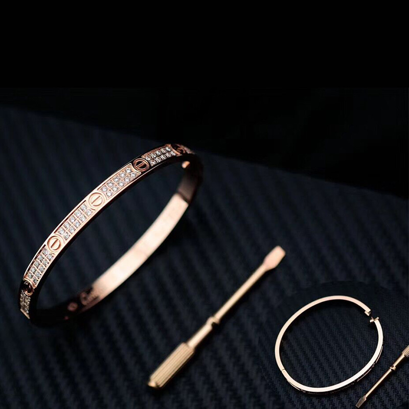 Cartier Bracelets In Rose Gold - FashionPlug