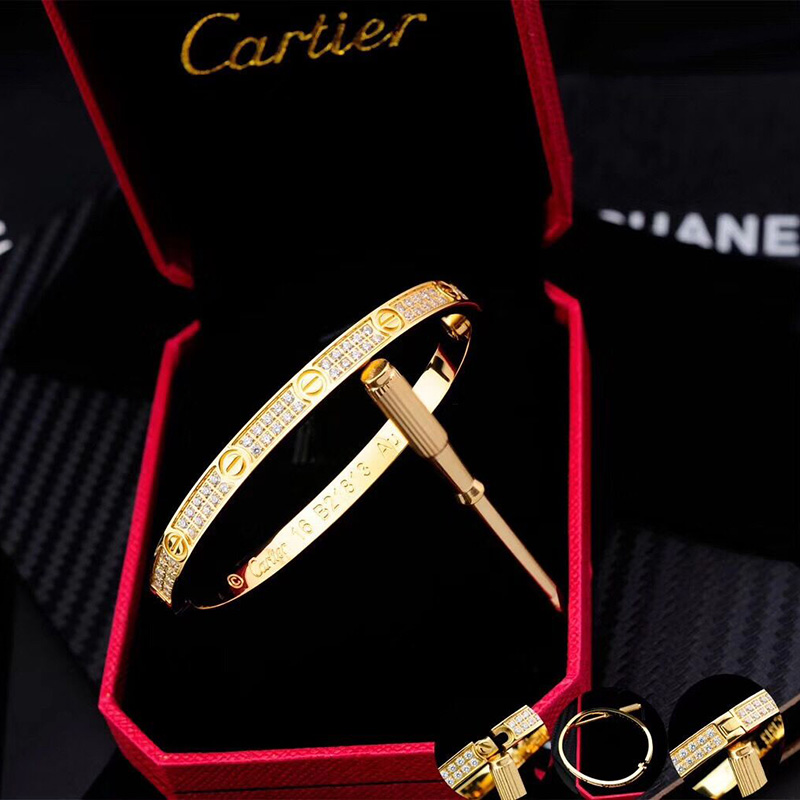 Cartier Bracelets In Gold - FashionPlug