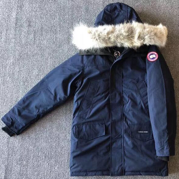 Canada Goose Blue Coat Jacket  - FashionPlug