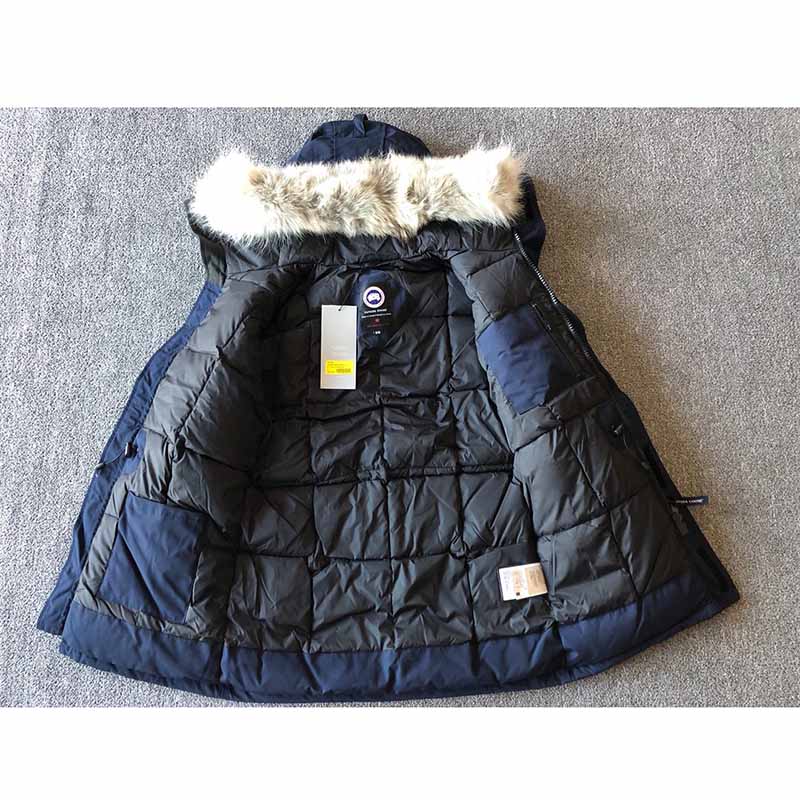 Canada Goose Blue Coat Jacket  - FashionPlug